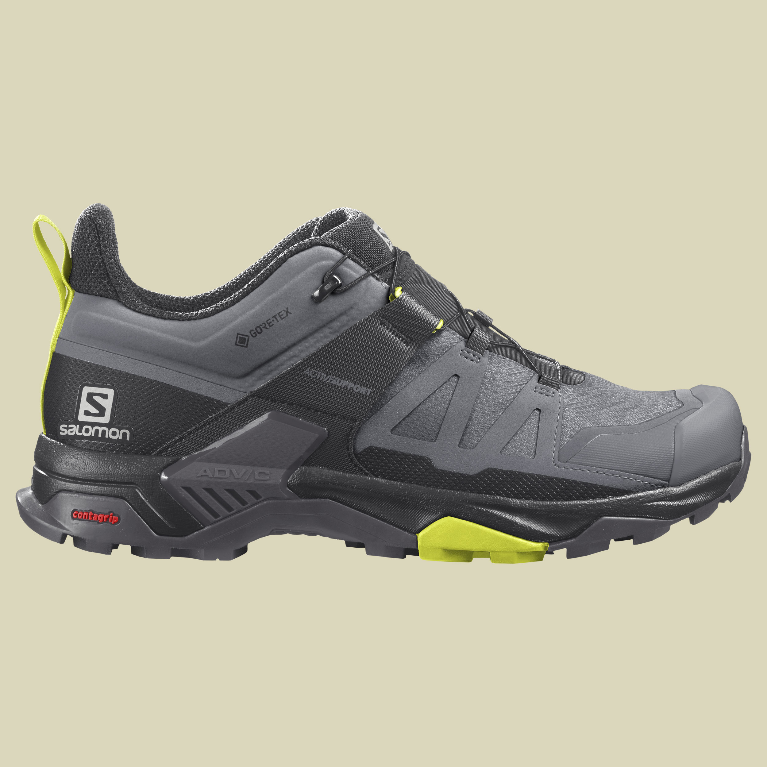 X Ultra 4 GTX Men Größe UK 10 Farbe quiet shade/black/evening prim