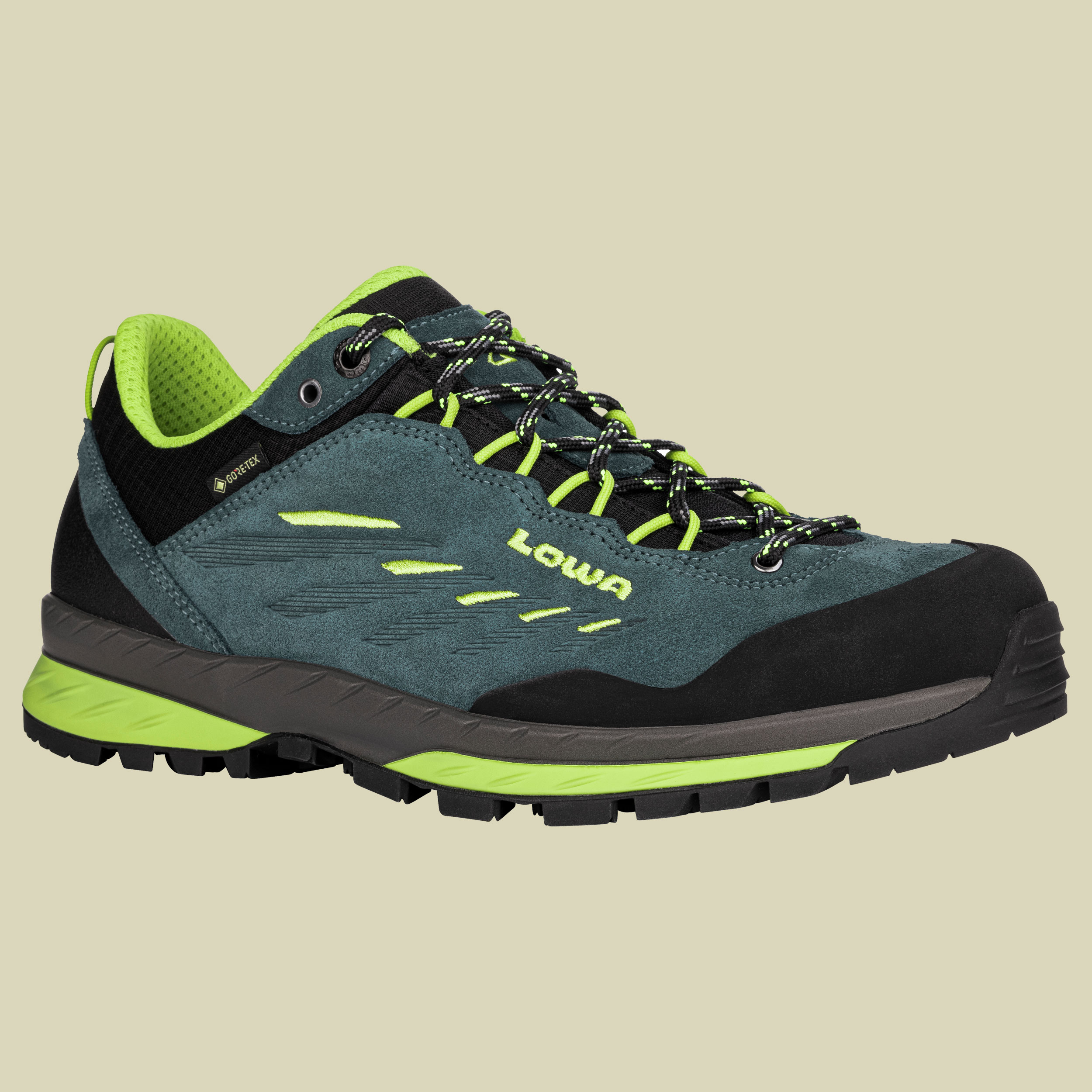 Delago GTX Lo Men UK 12 blau - petrol/limone