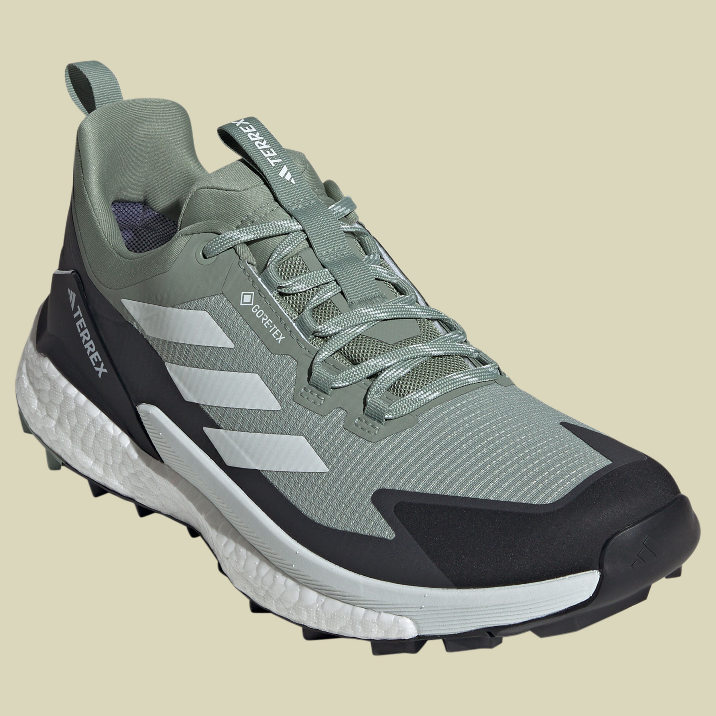 Terrex Free Hiker 2 Low GTX Men mehrfarbig UK 12 - silver green/crystal jade/carbon