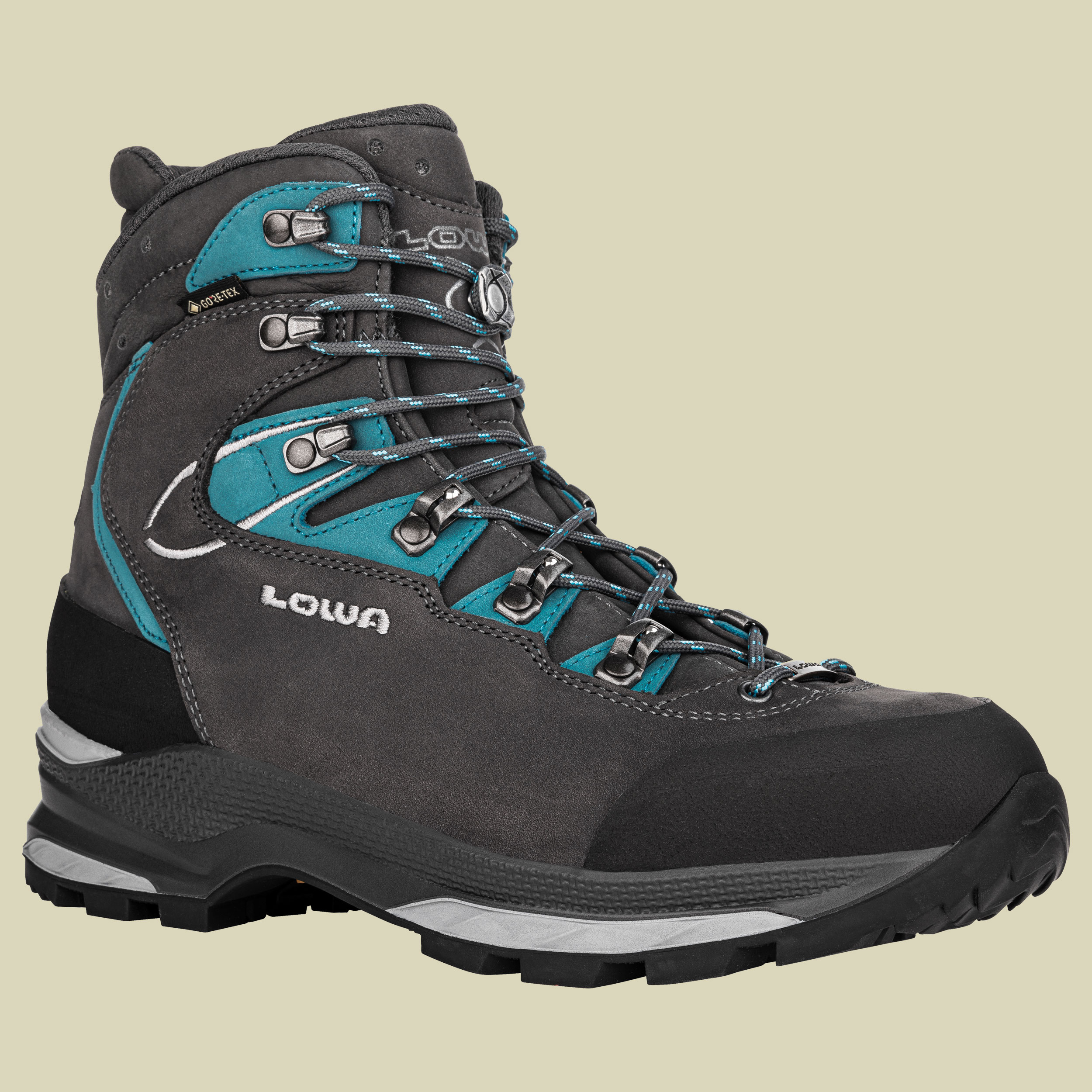 Mauria Evo GTX Women UK 5,5 grau - anthrazit/türkis