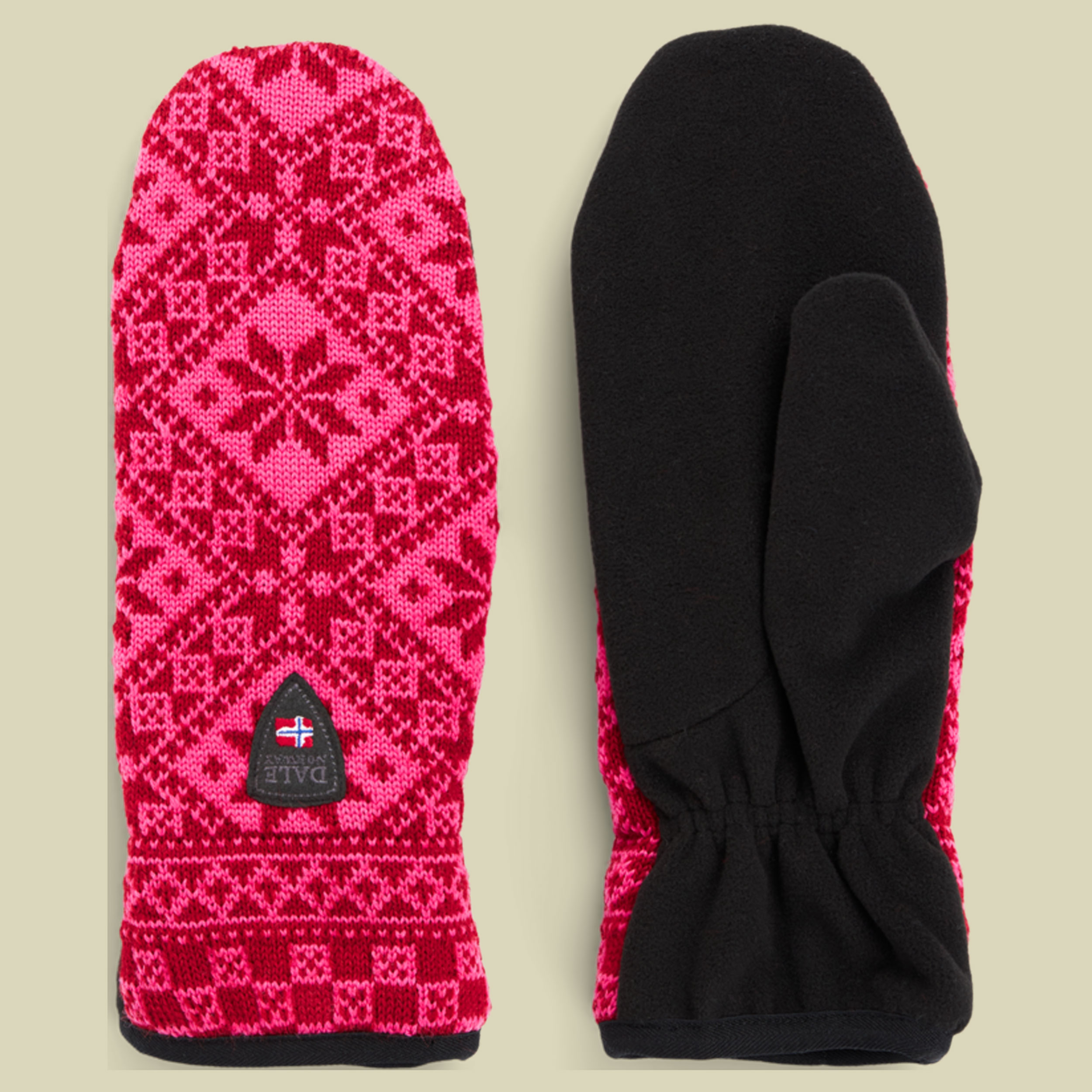 Bjoroy Polar Mittens M rot - Farbe redrose allium