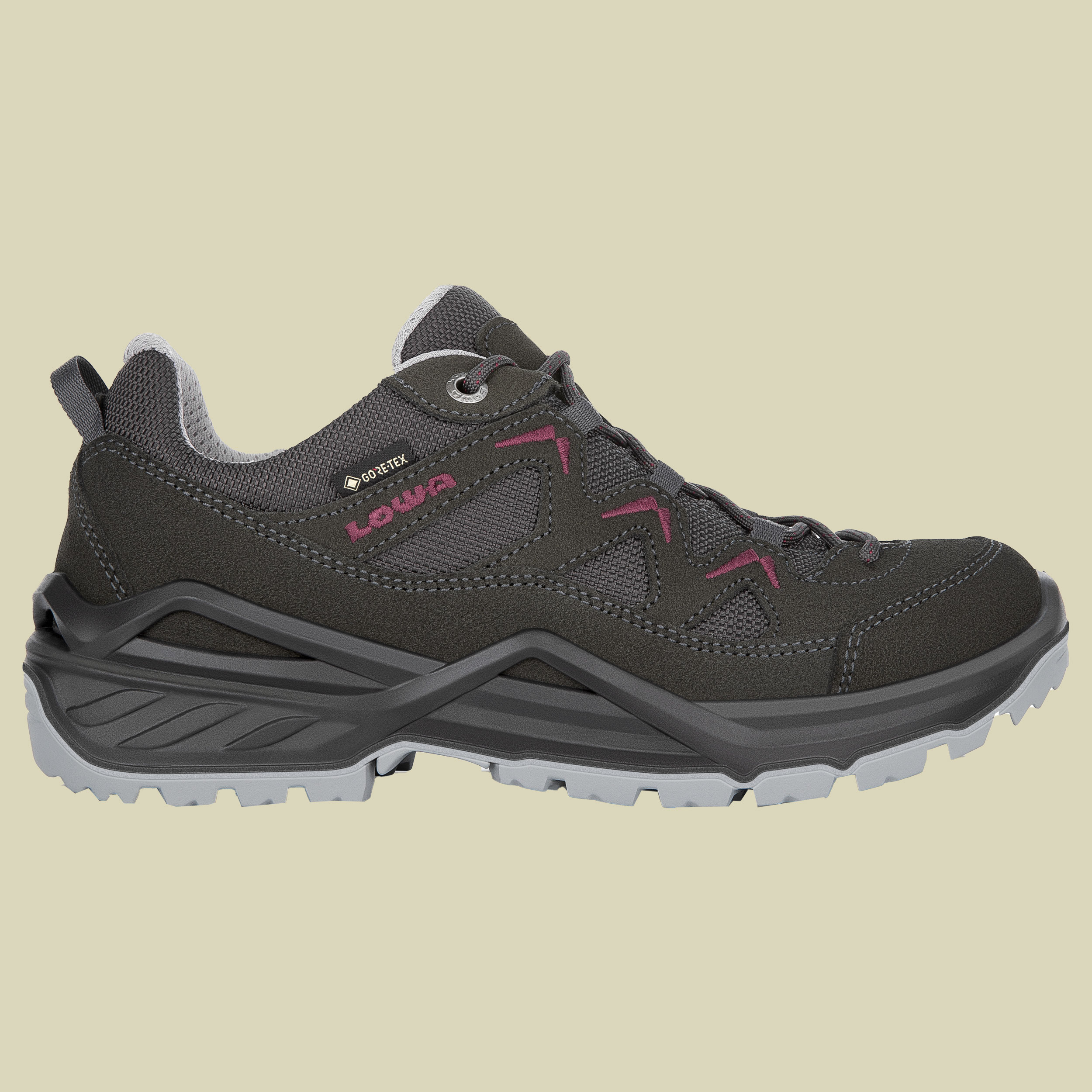 Sirkos EVO GTX Lo Women UK 6,5 grau - anthrazit/beere