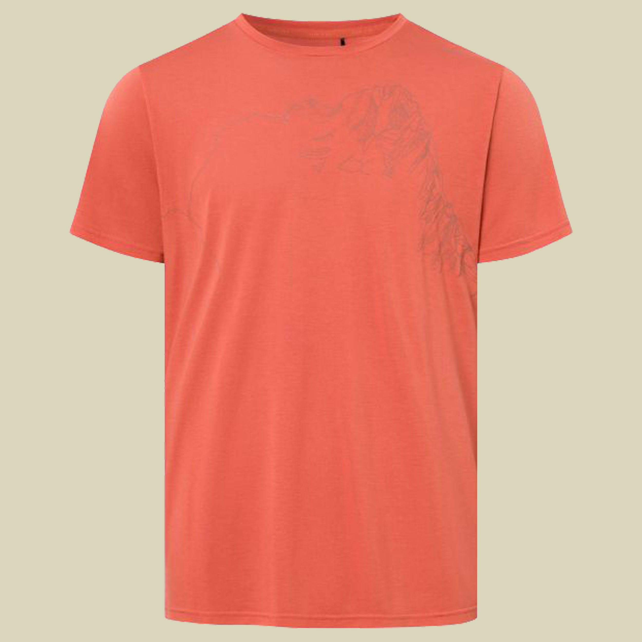 T-Shirt Morain Man L orange