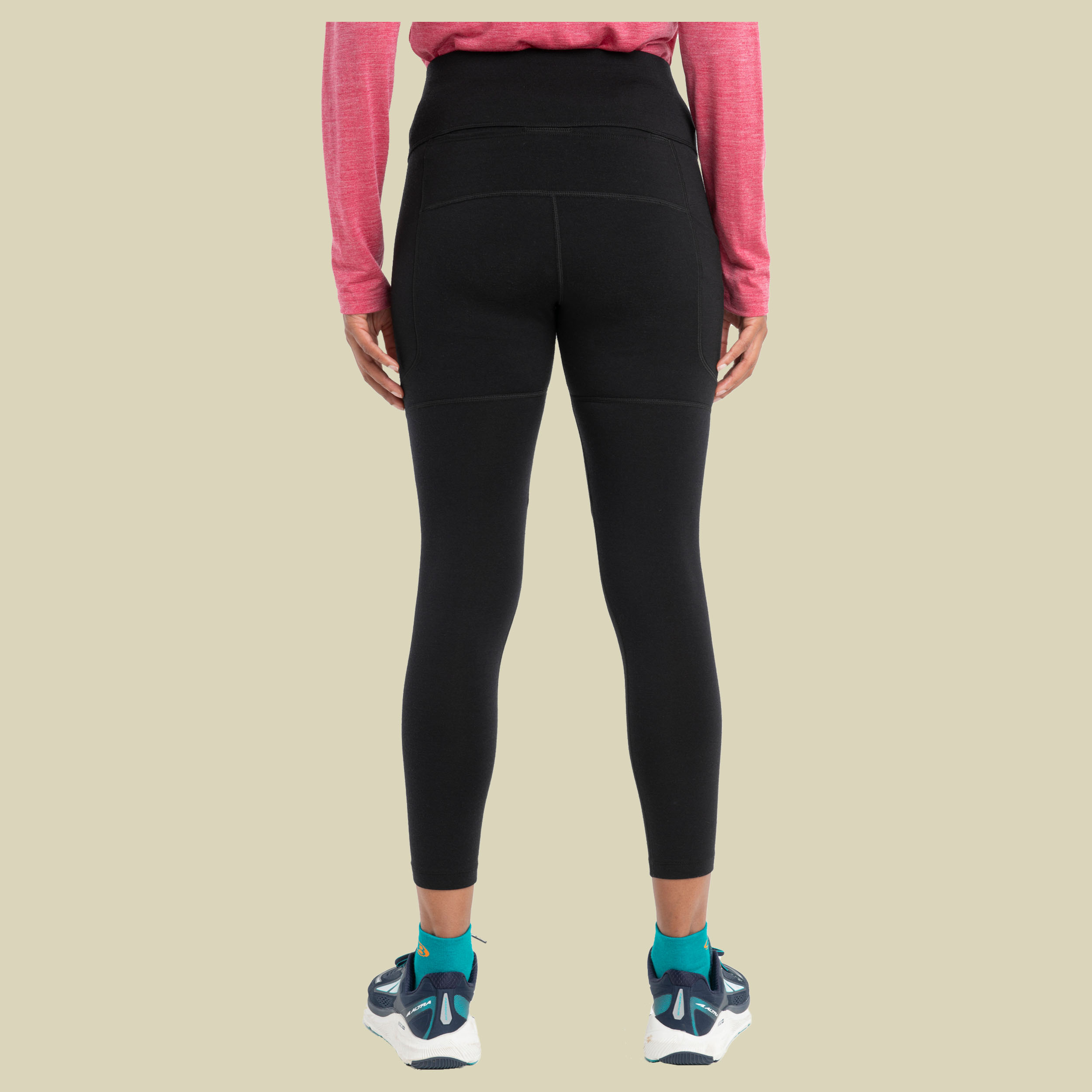 Merino Speed Winter Tights Women Größe M  Farbe black