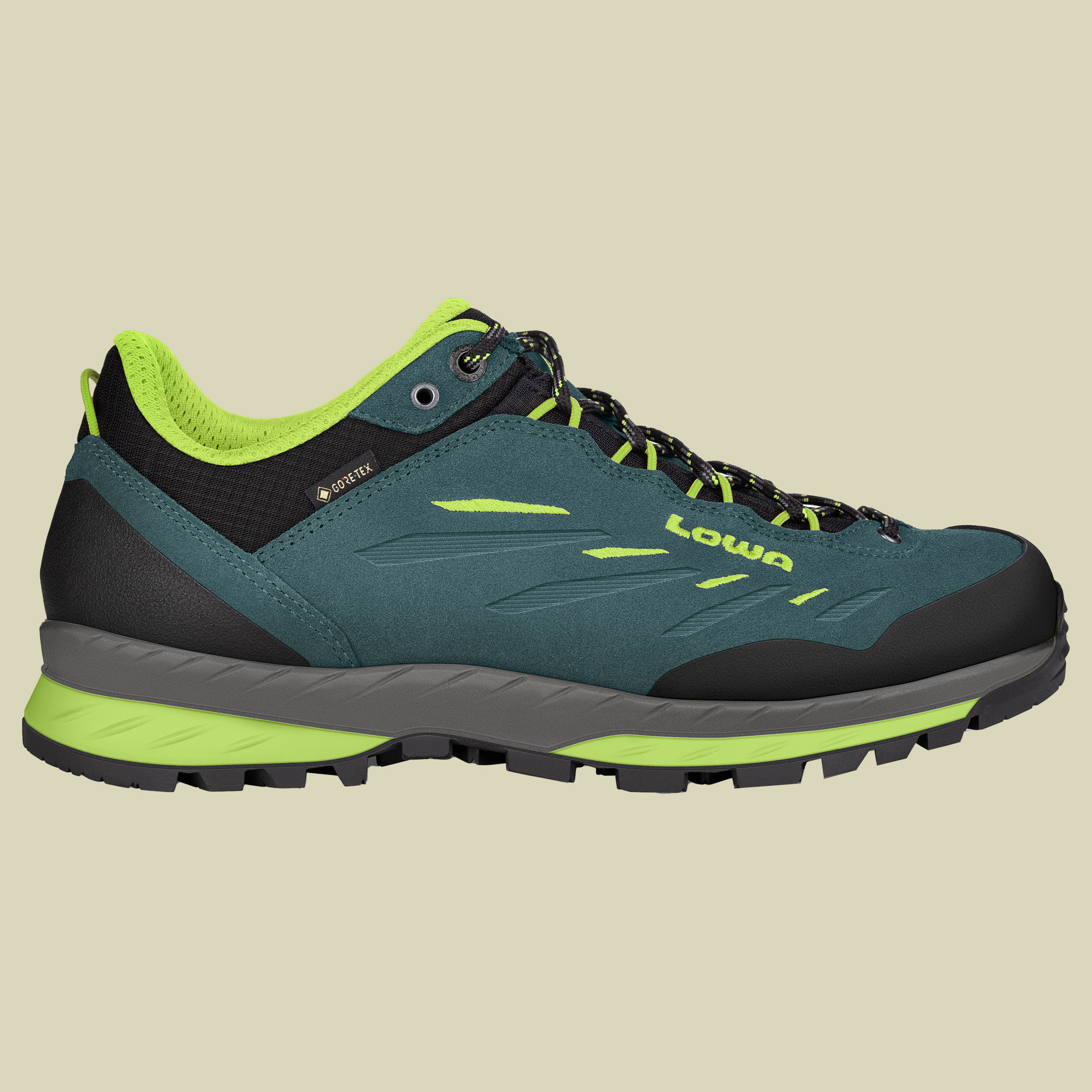 Delago GTX Lo Men UK 10 blau - petrol/limone