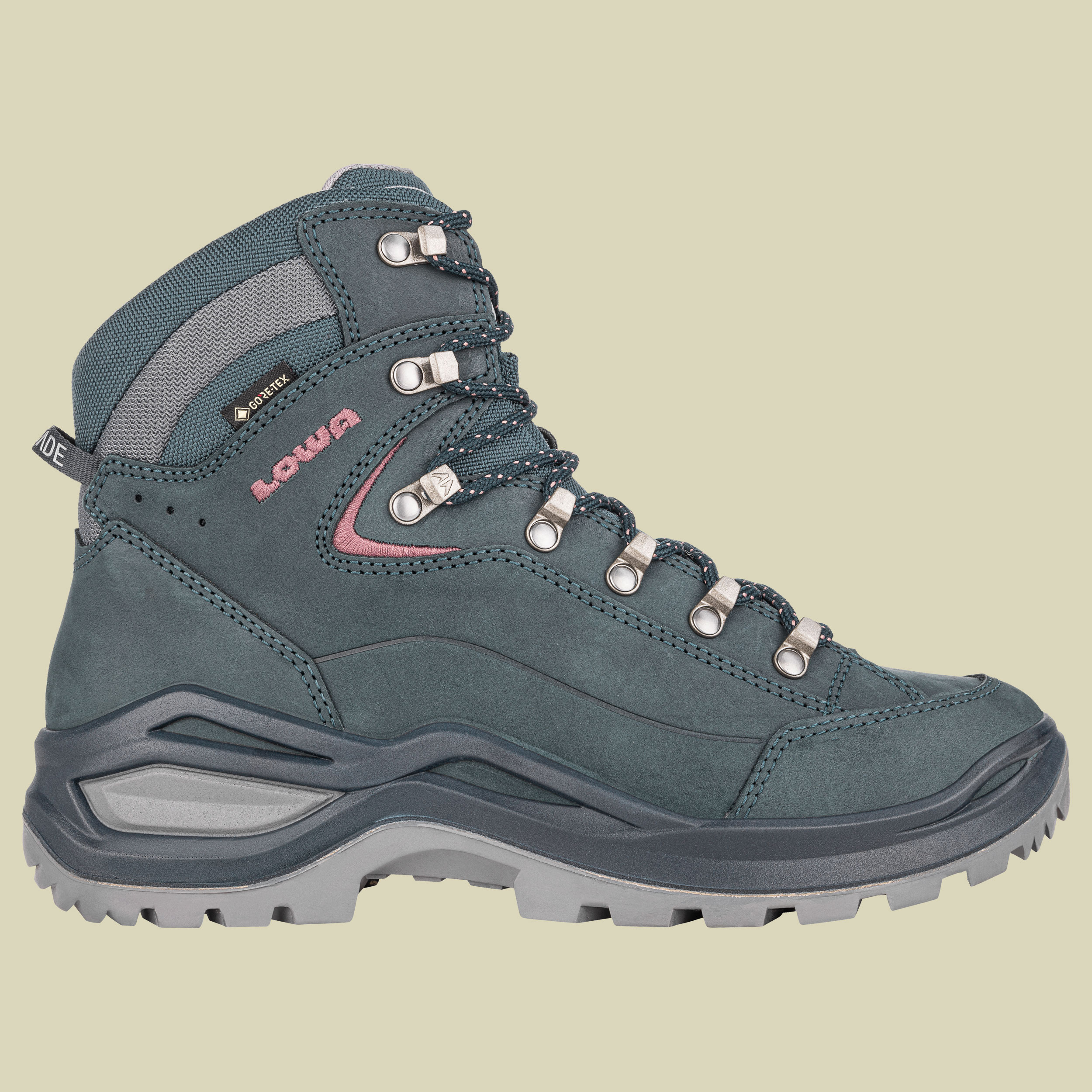 Renegade EVO GTX Mid Women Größe UK 5 stahlblau/alt rosa