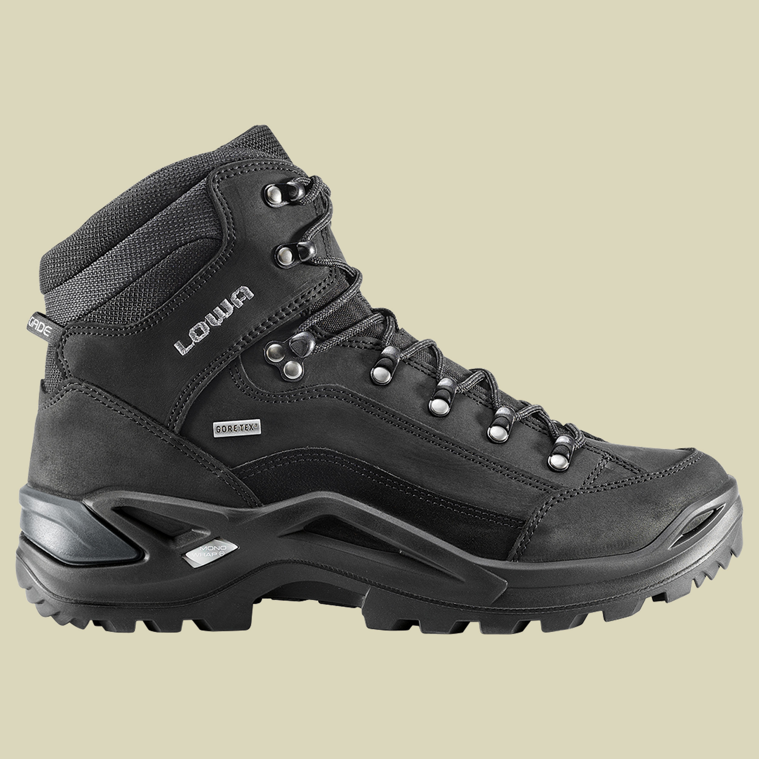 Renegade GTX Mid Wide Men Größe UK 8 Farbe schwarz/schwarz