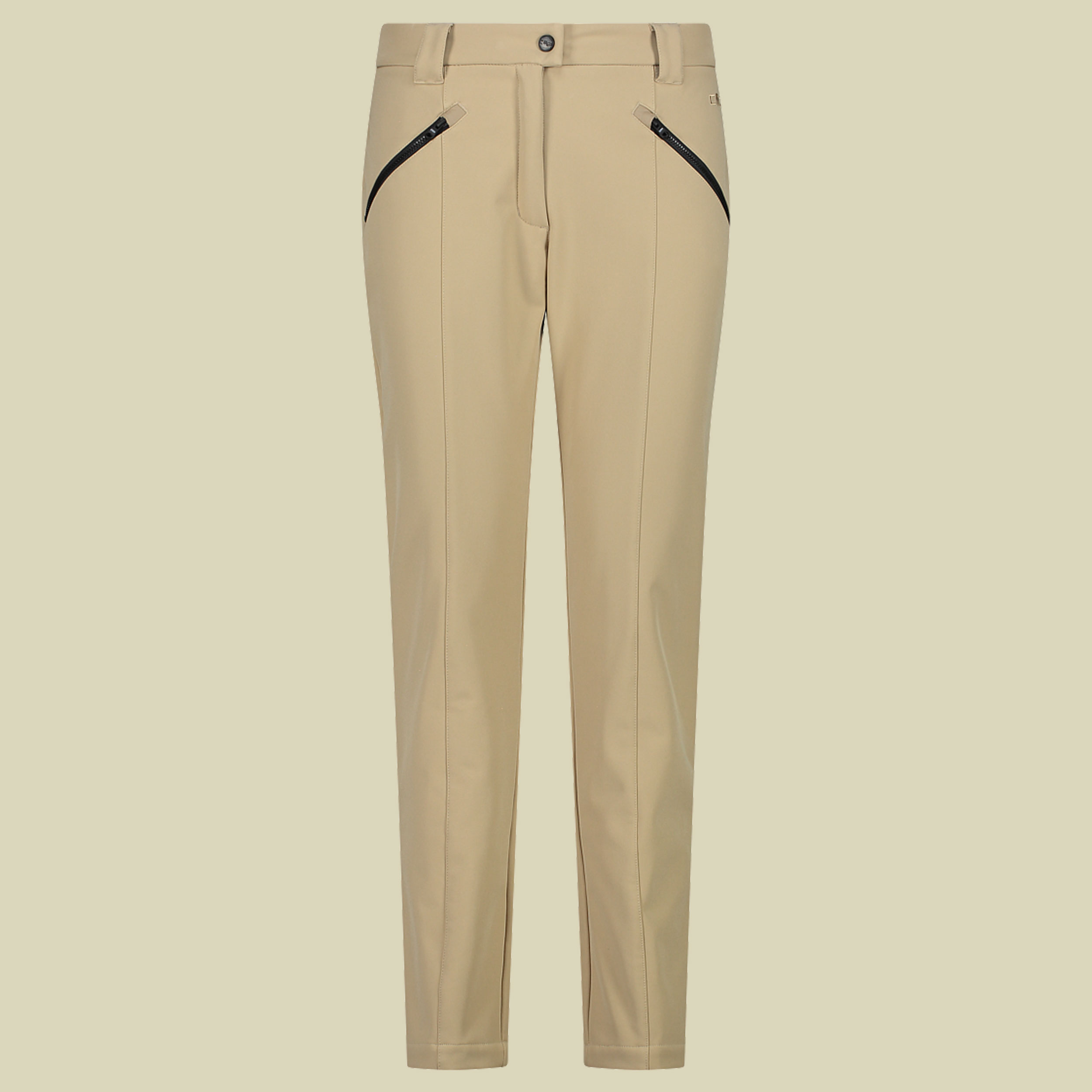 Woman Long Pant 40 braun - Farbe sesamo