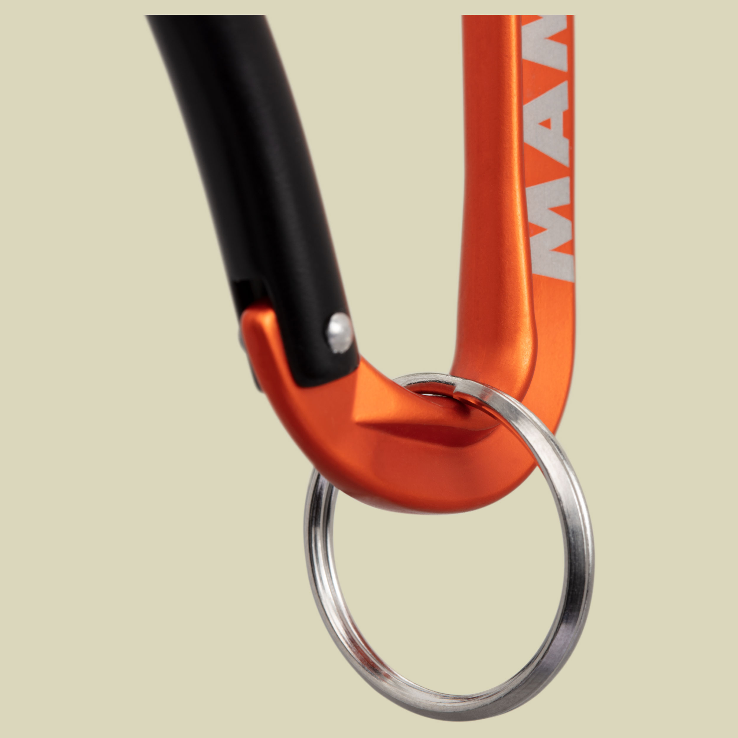 Mammut Mini Carabiner Workhorse Keylock Größe L orange