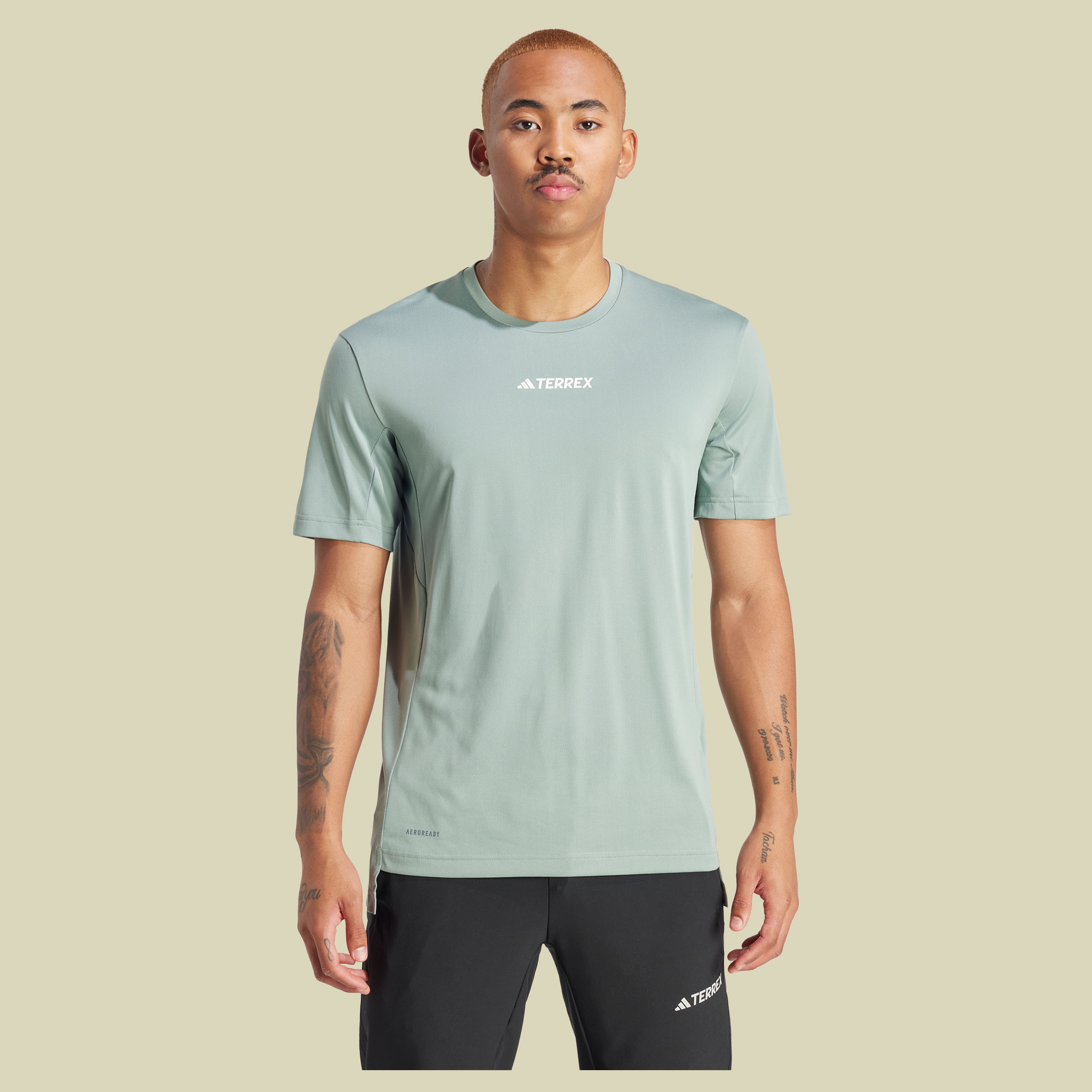 Terrex Multi T-Shirt Men grün S - silver green