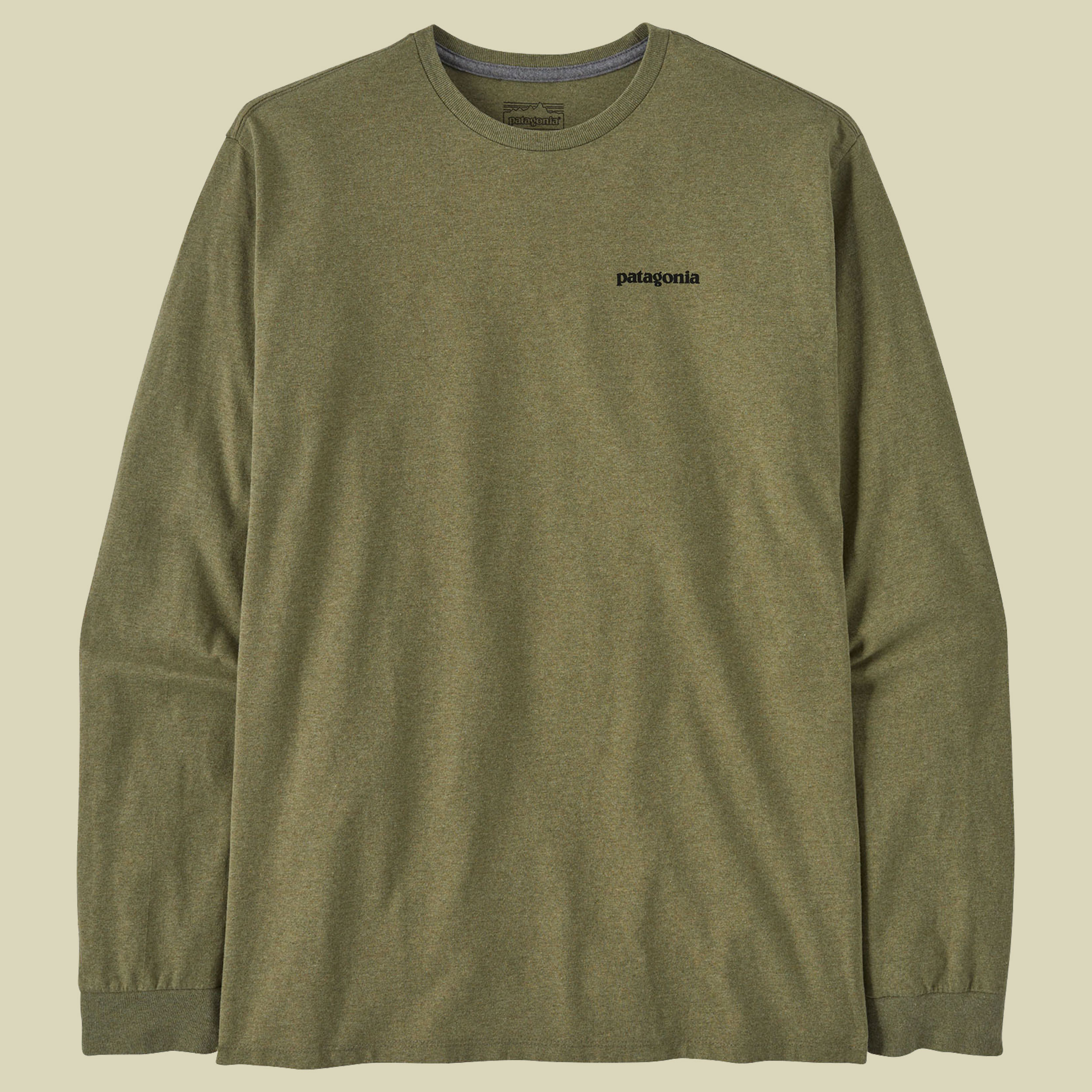 L/S P-6 Logo Responsibili-Tee Men grün S - buckhorn green