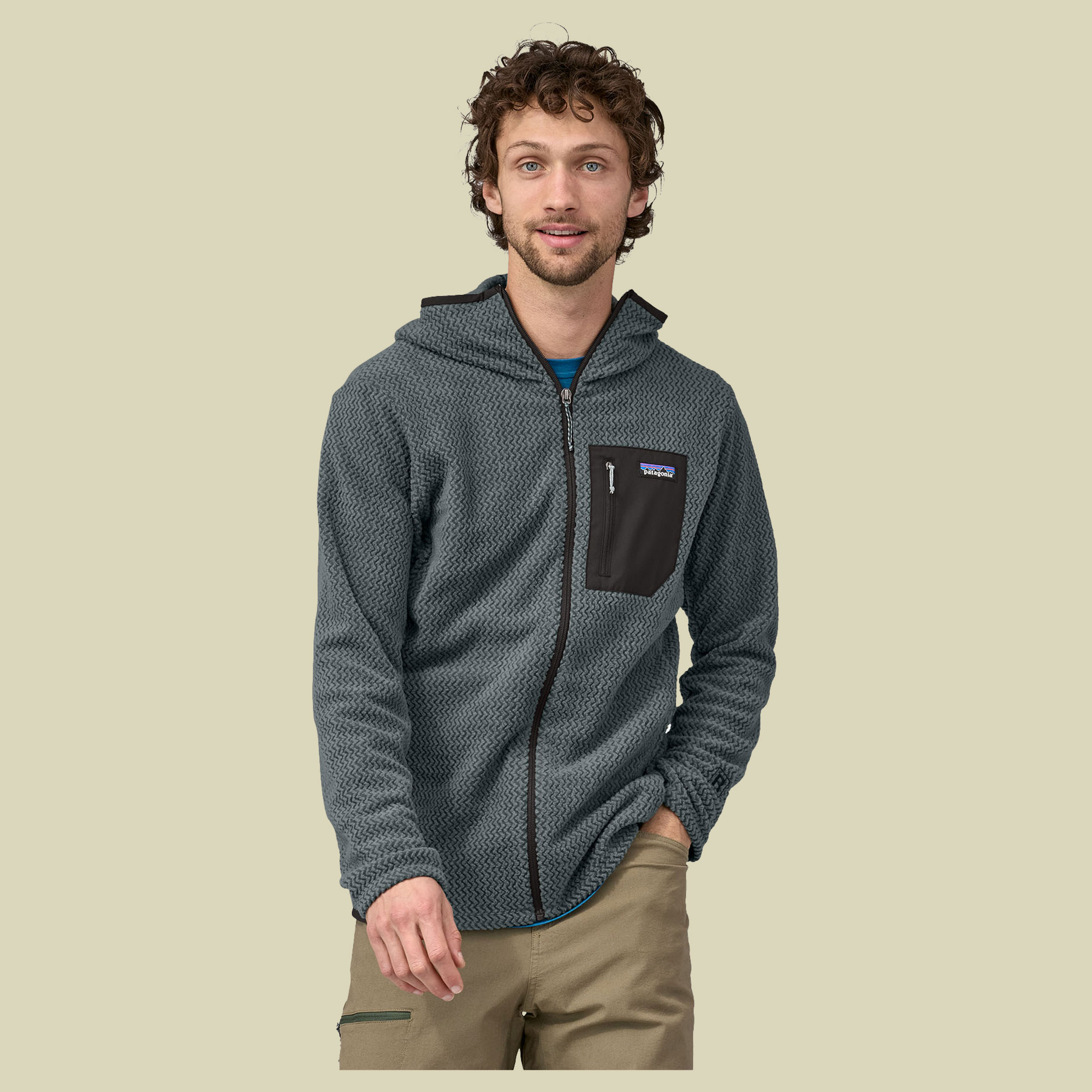 R1 Air Full-Zip Hoody Men Größe S Farbe nouveau green