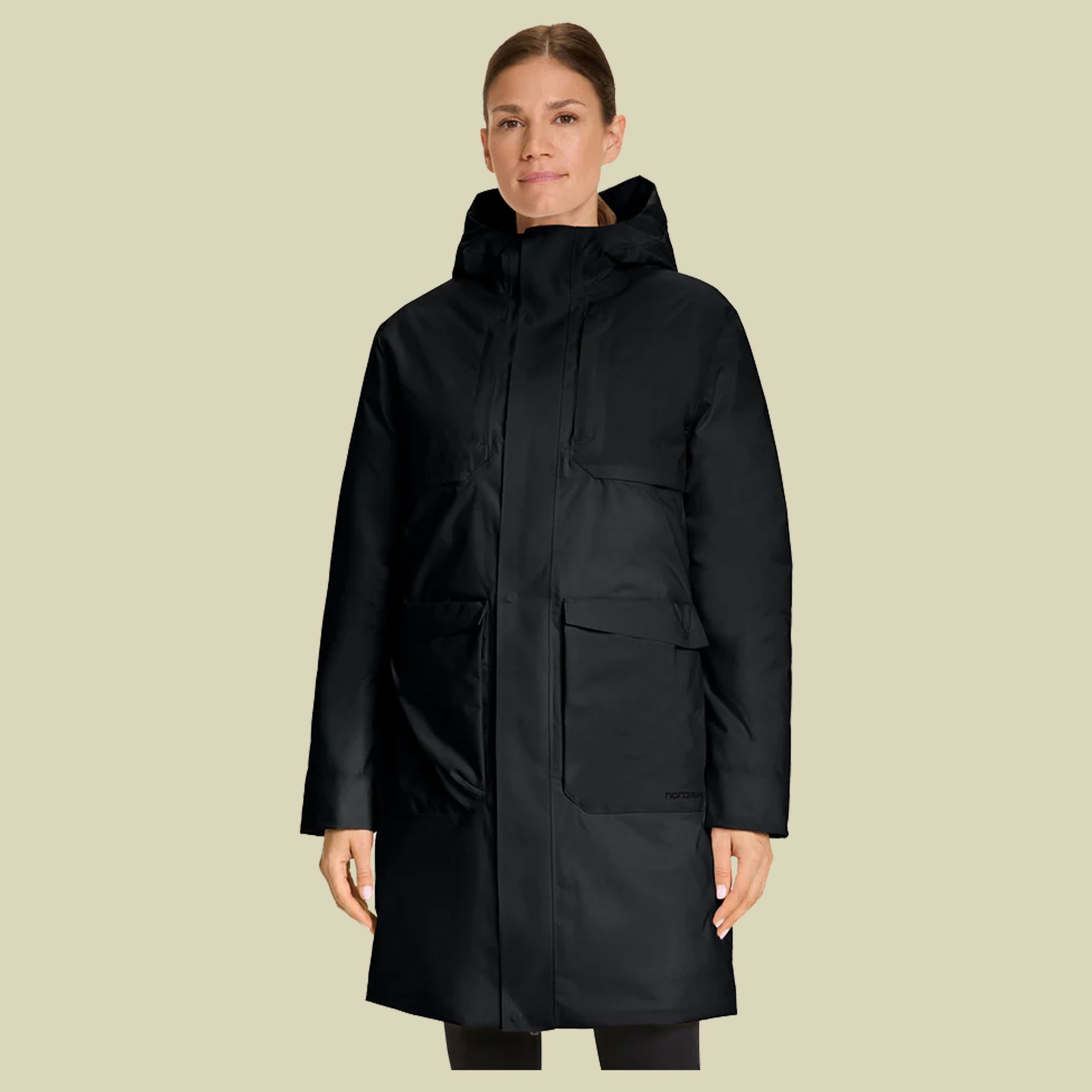 Lumi W`s Down Parka M schwarz - black