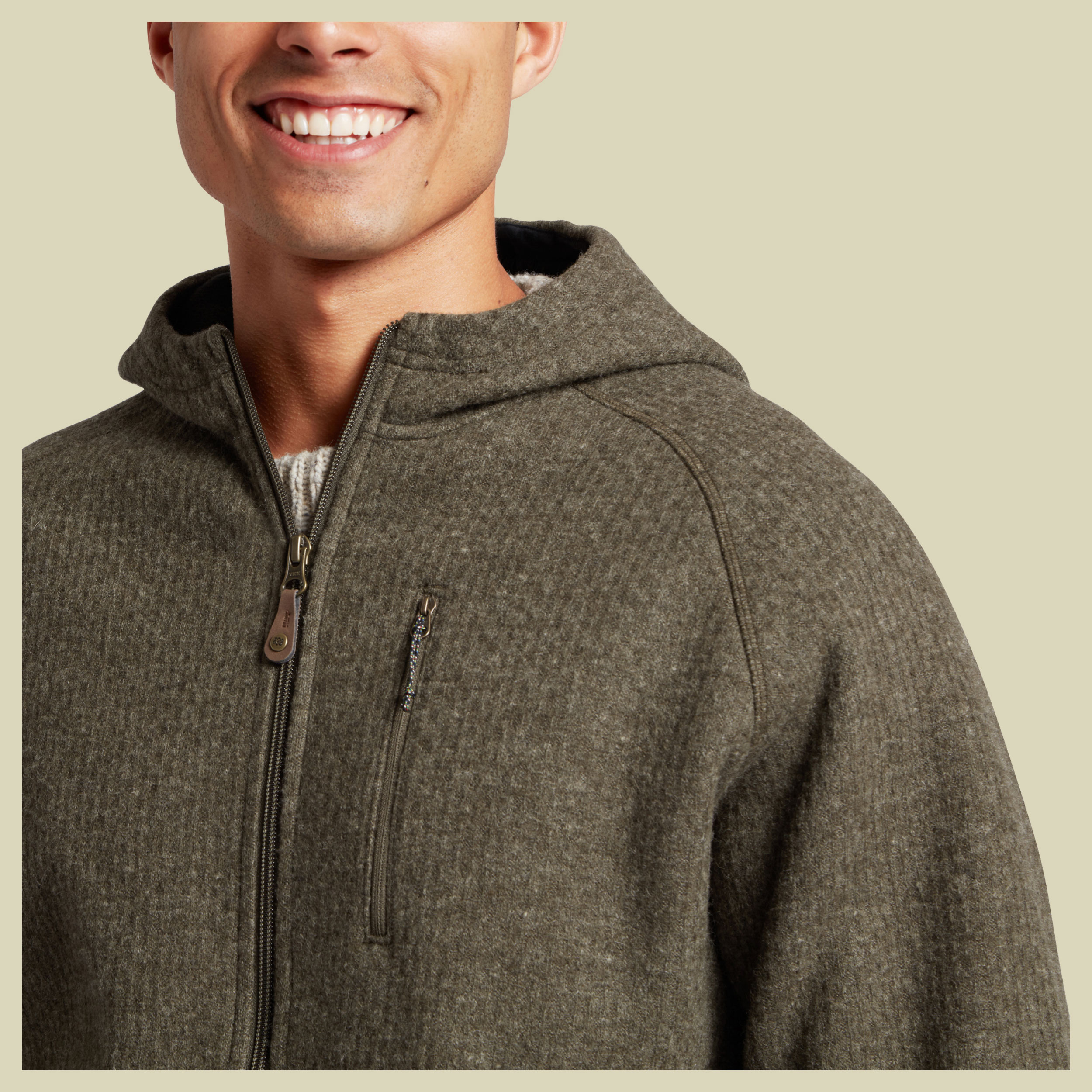 Namgyal Hoodie Men braun L - tamur river