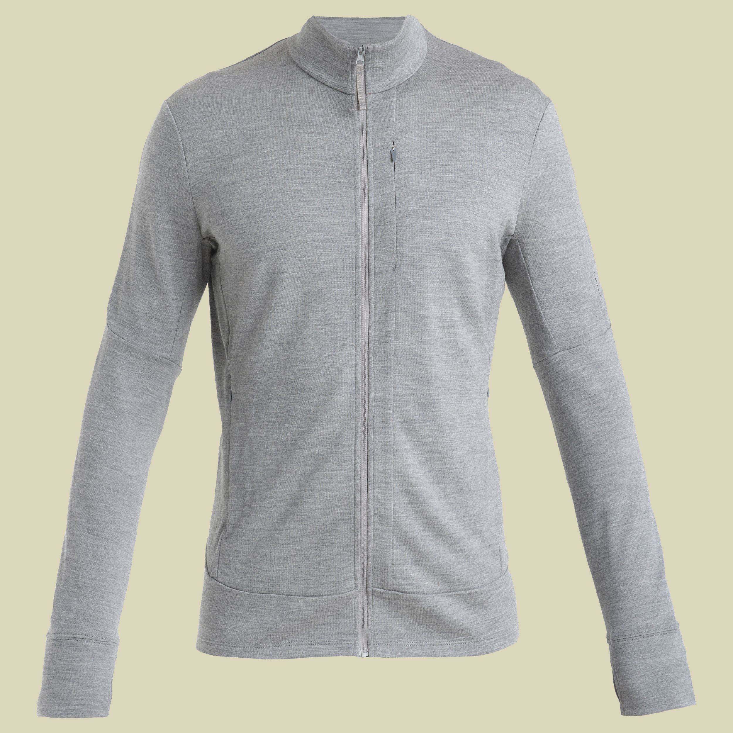 Merino 260 Quantum IV LS Zip Men M metro heather