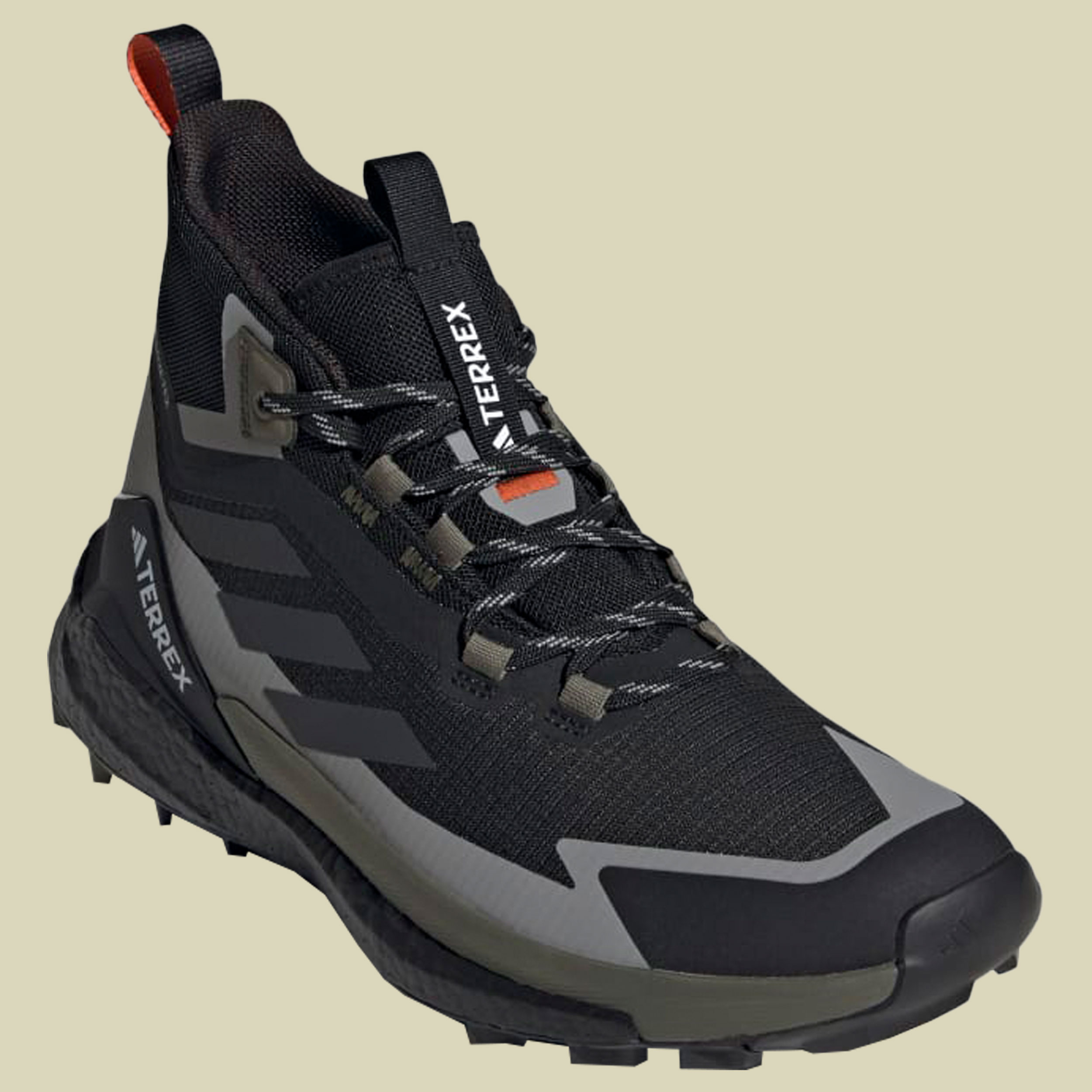 Terrex Free Hiker 2 GTX Men grau UK 8,5 - core black/carbon/olive strata