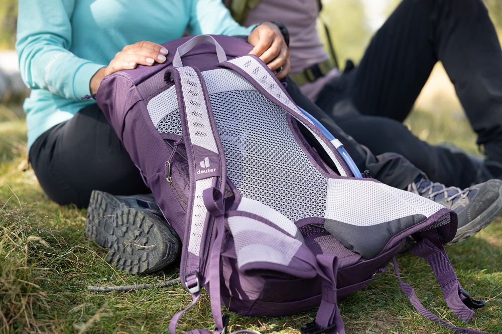 Rucksack mit Netzrücken