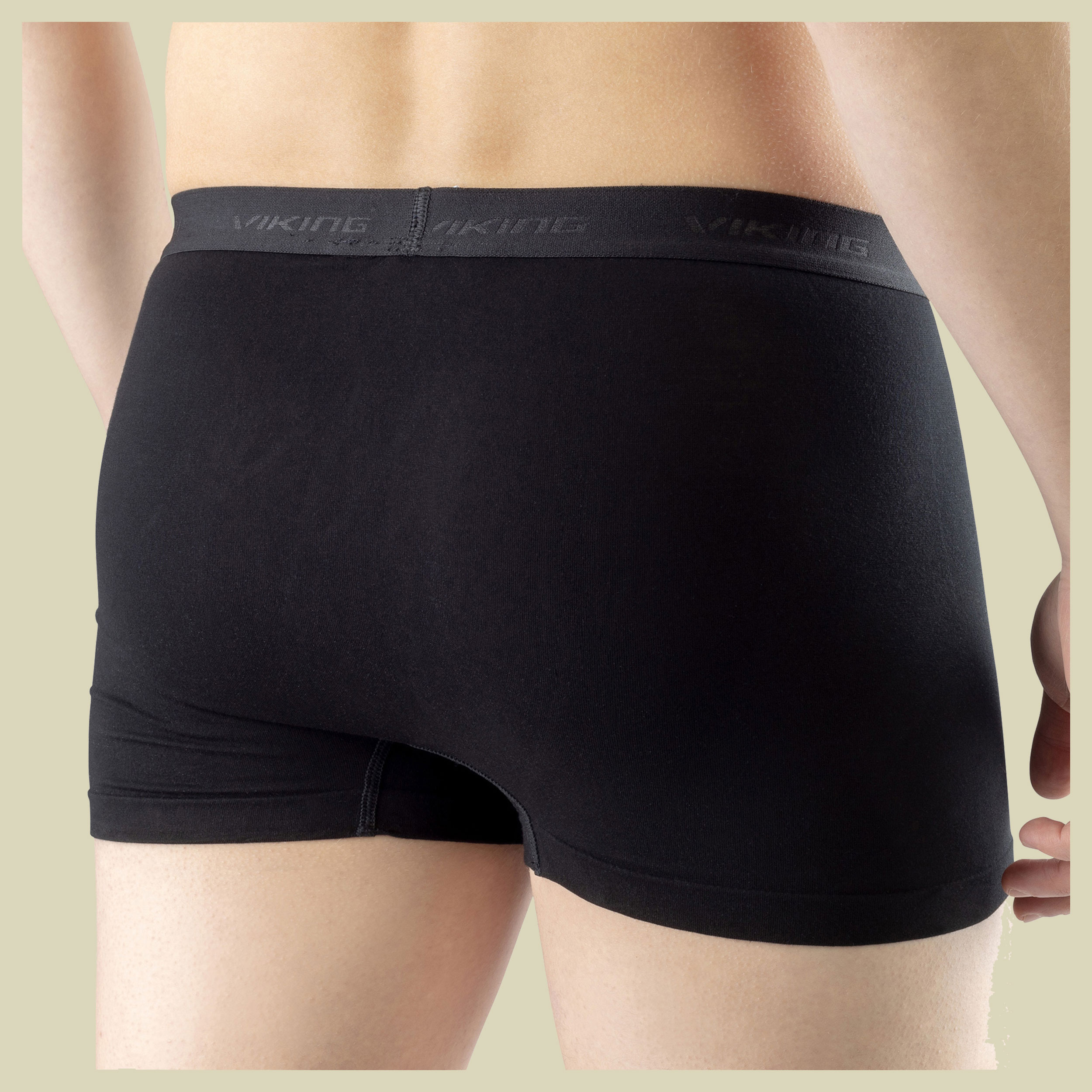 Boxers Lockness Man XXL schwarz - full black