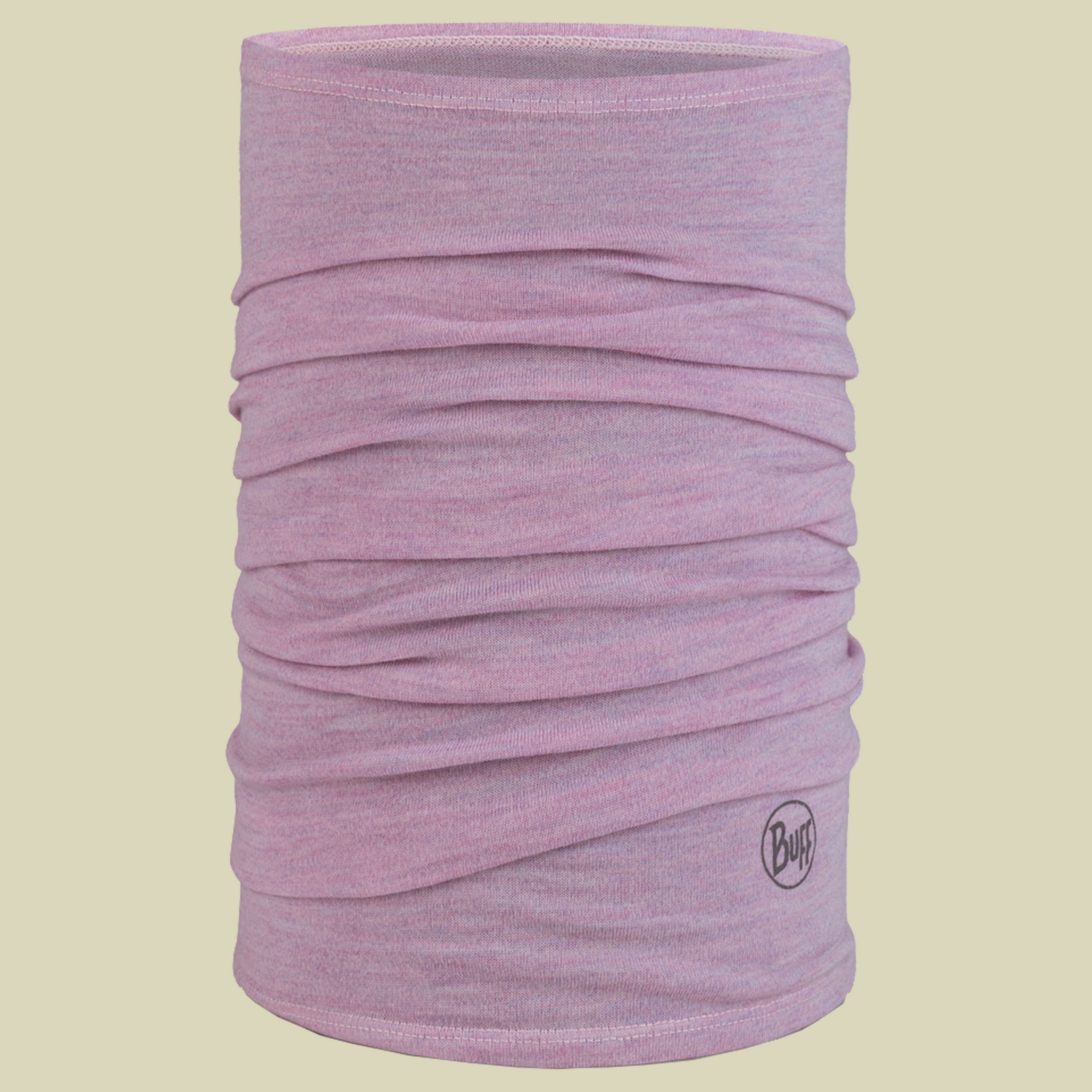 Midweight Merino Wool Neckwear rosa one size - melange lilac sand