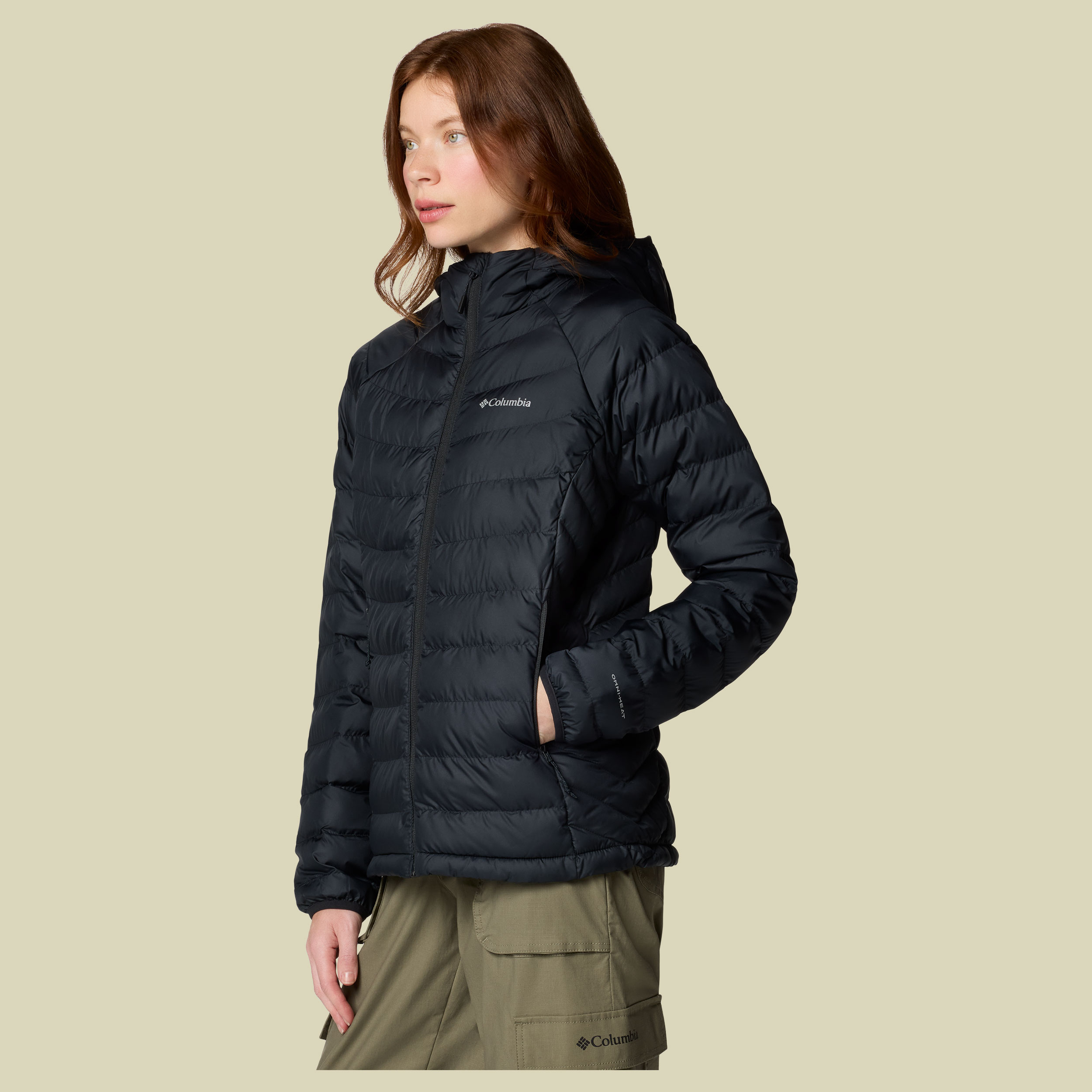 Powder Lite II Hooded Jacket Woman M schwarz - Farbe black