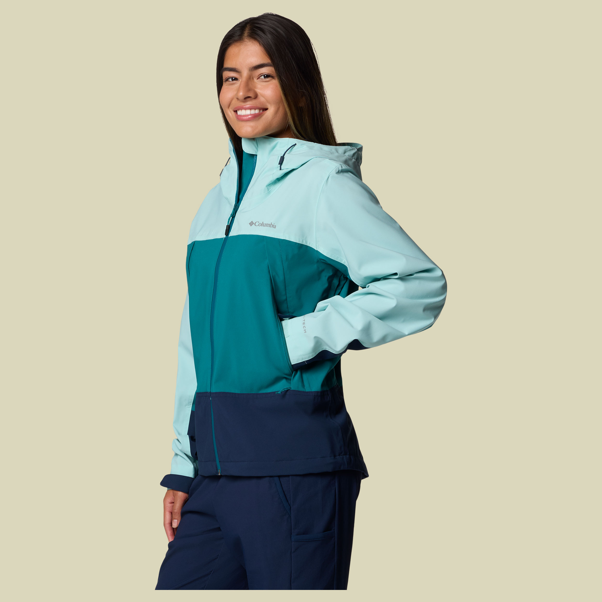 Boulder Falls Jacket Women XL grün - river blue/collegiate navy