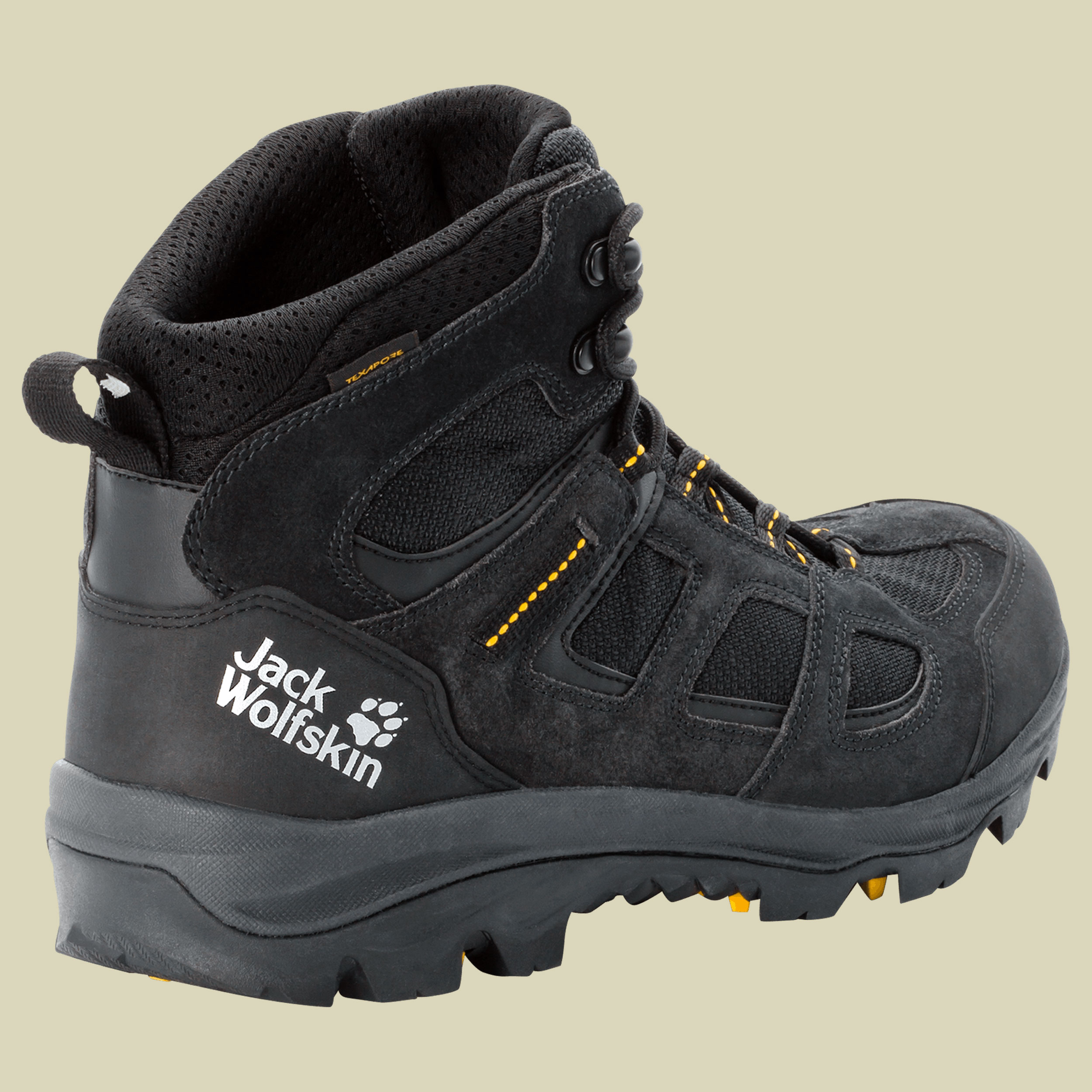 Vojo 3 Texapore Mid Men Größe 41 Farbe black/burly yellow XT