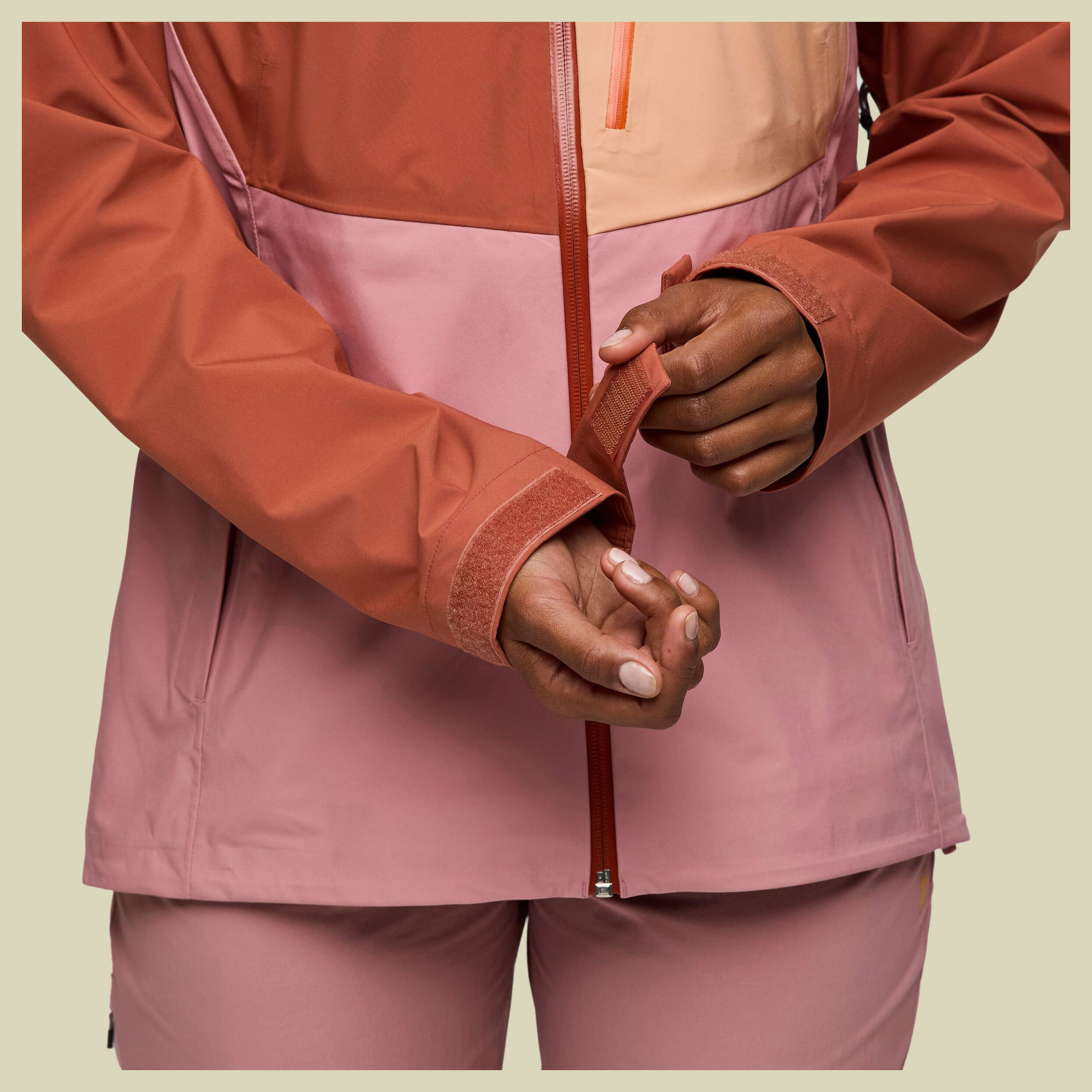 Impermeo 3L HDShell Jacket Women M rosa - Farbe faded brick rose