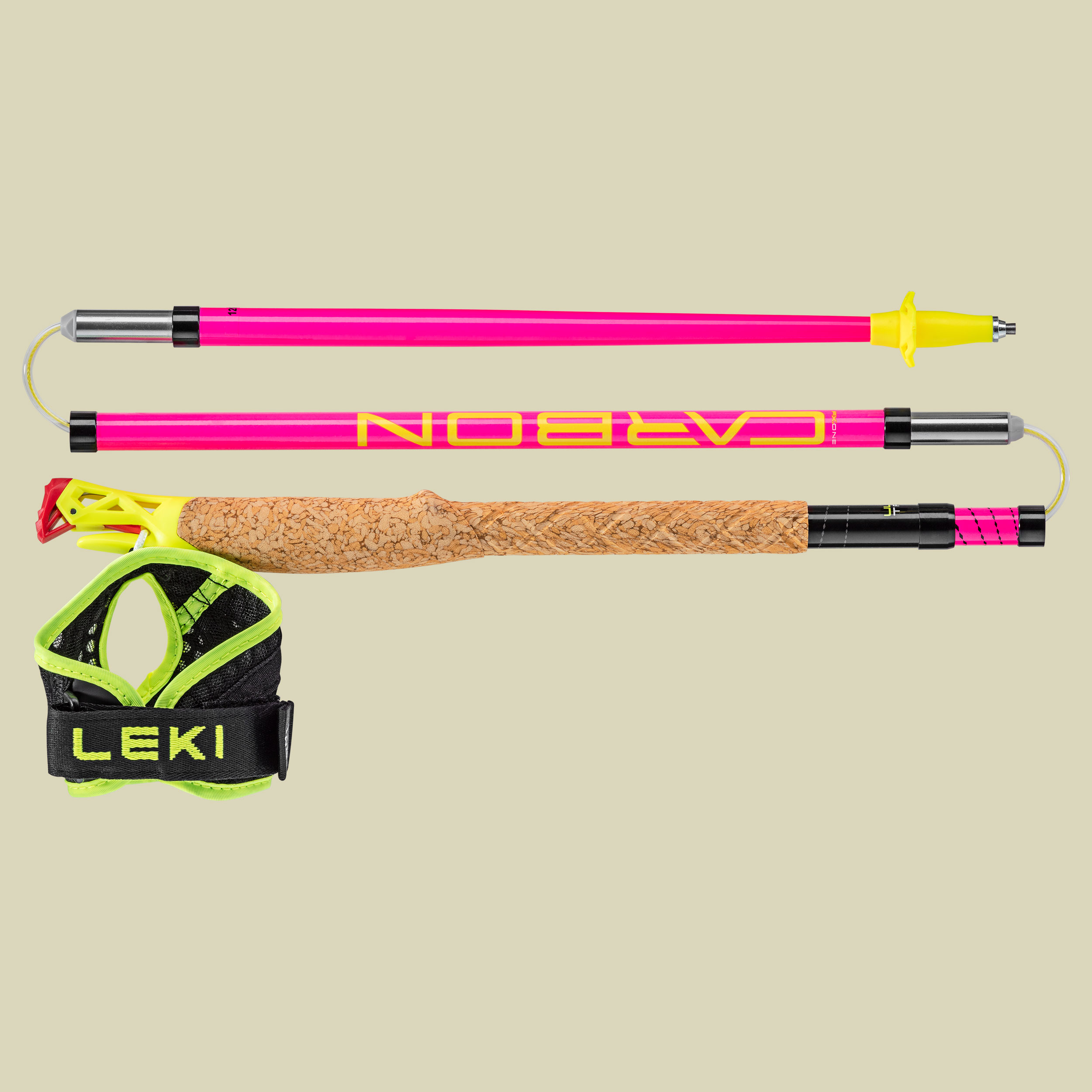 Ultratrail FX.One mehrfarbig 105 cm - neonpink-black-neonyellow