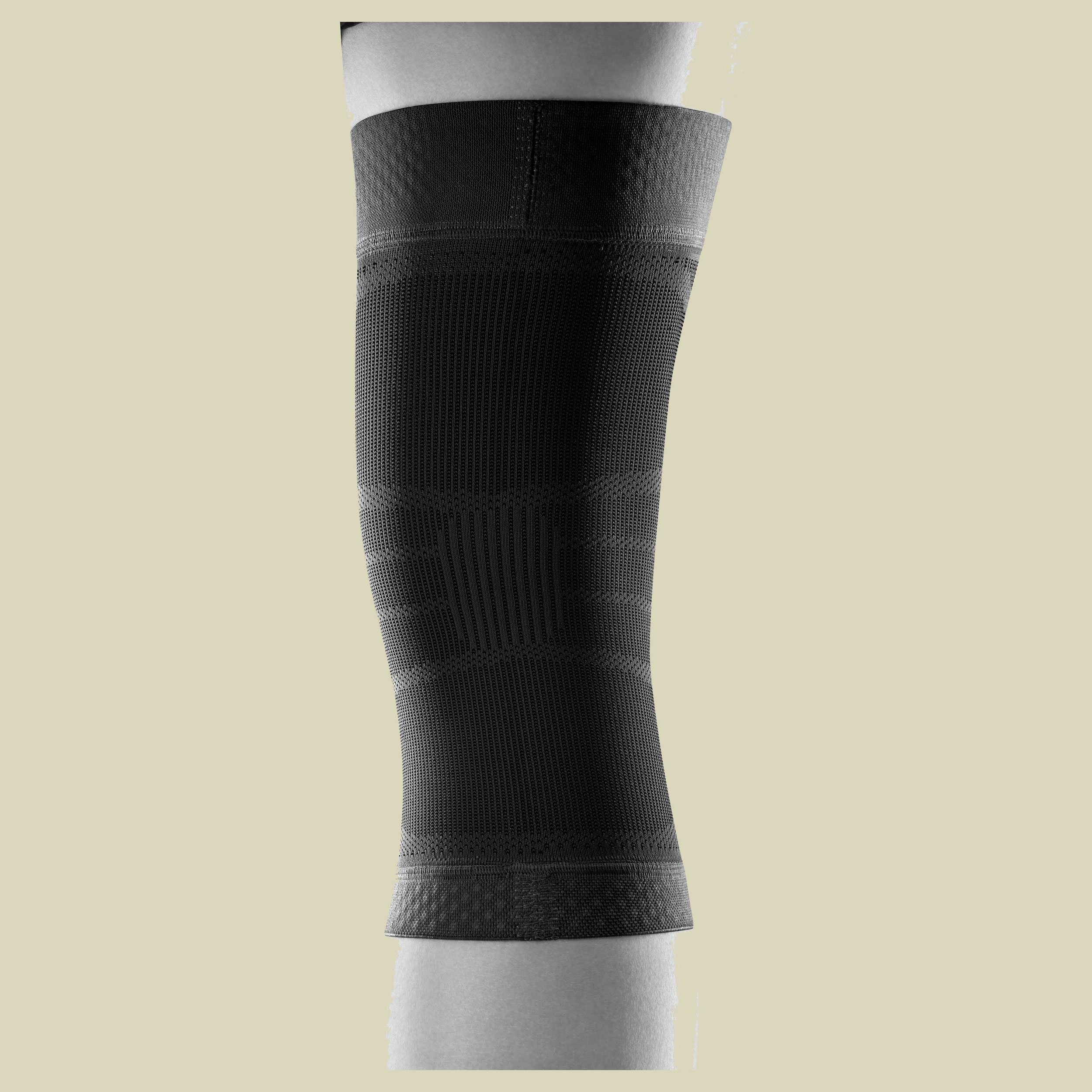 Sports Compression Knee Support M schwarz - black