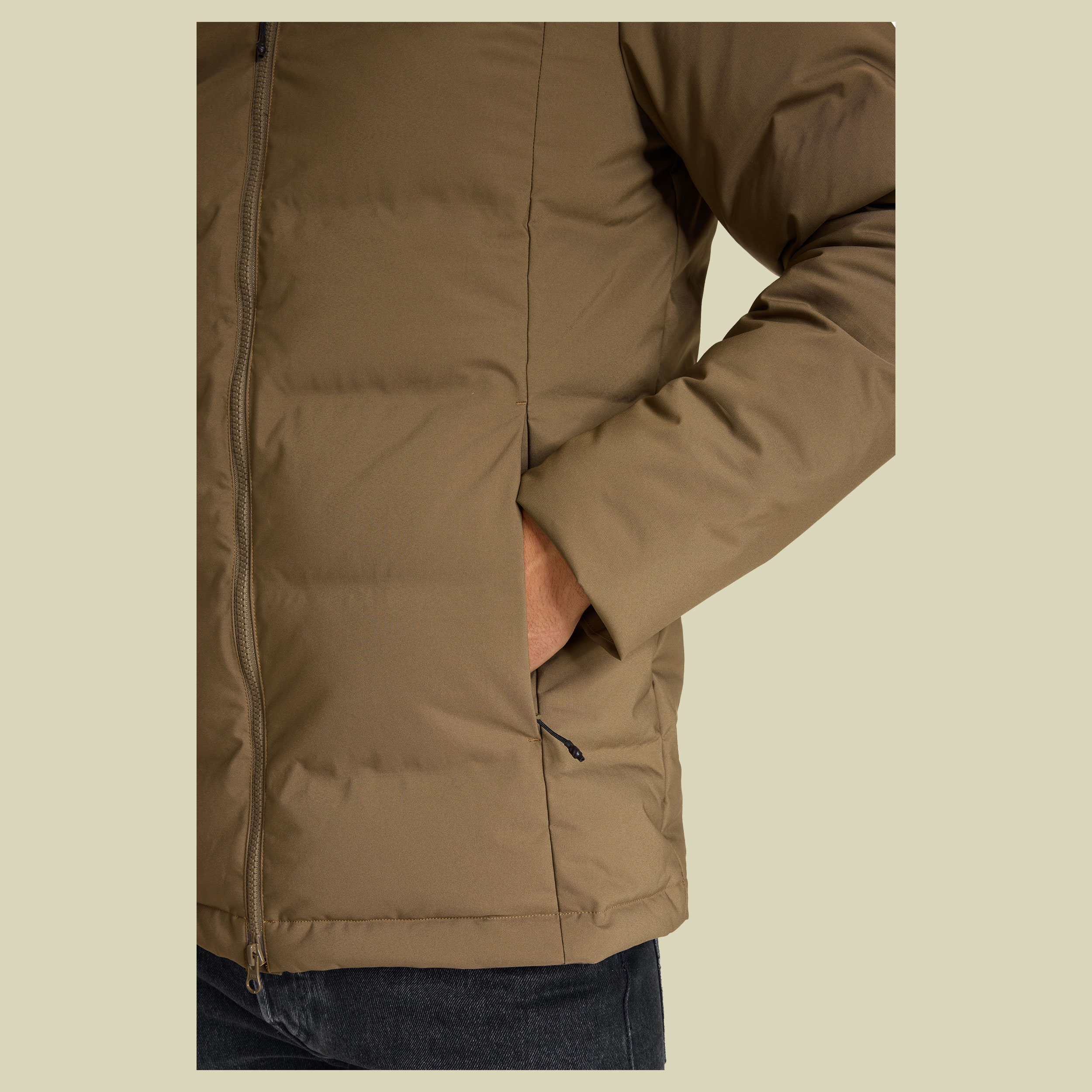 Akkarvik Bonded Down Jacket Men braun XXL capers