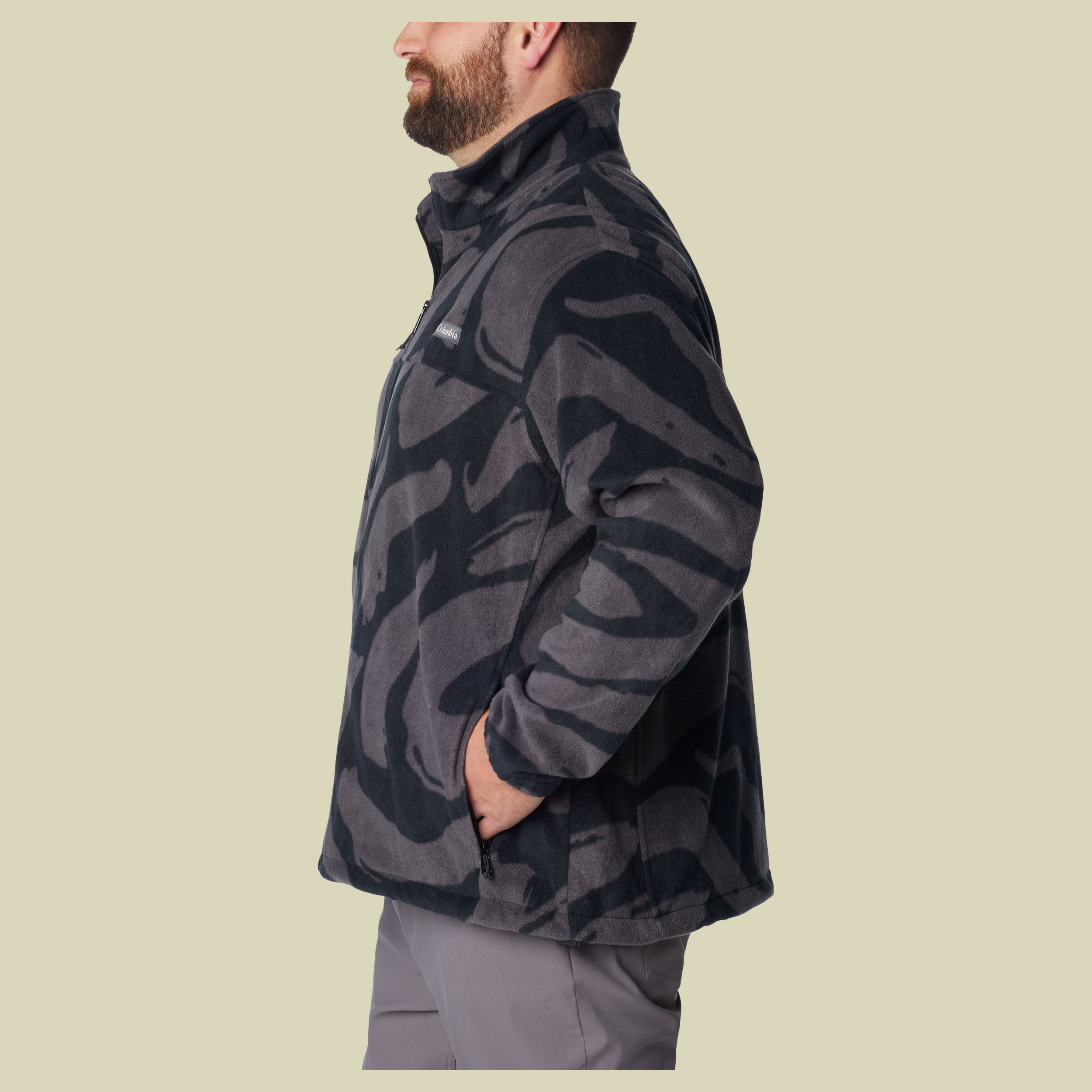 Steens Mountain Printed Jacket Men Größe M  Farbe black snowdrift