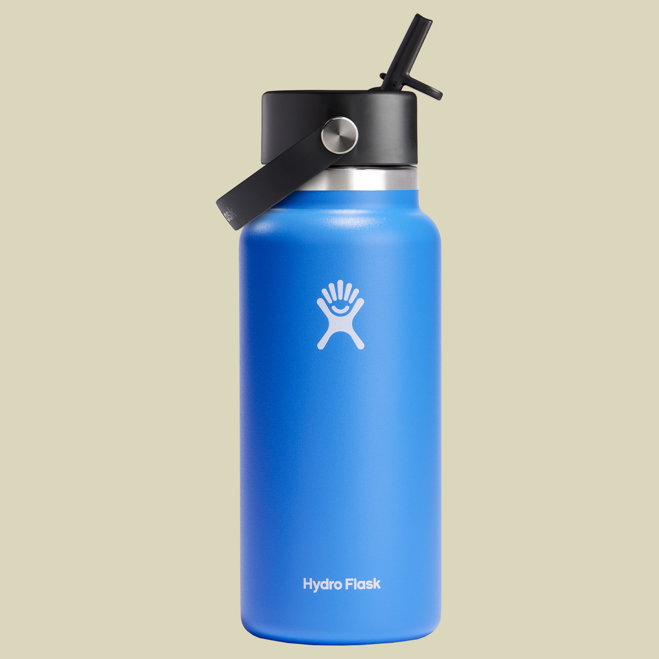 Hydro Flask 32 oz Wide Mouth with Flex Straw Cap blau 946 - cascade