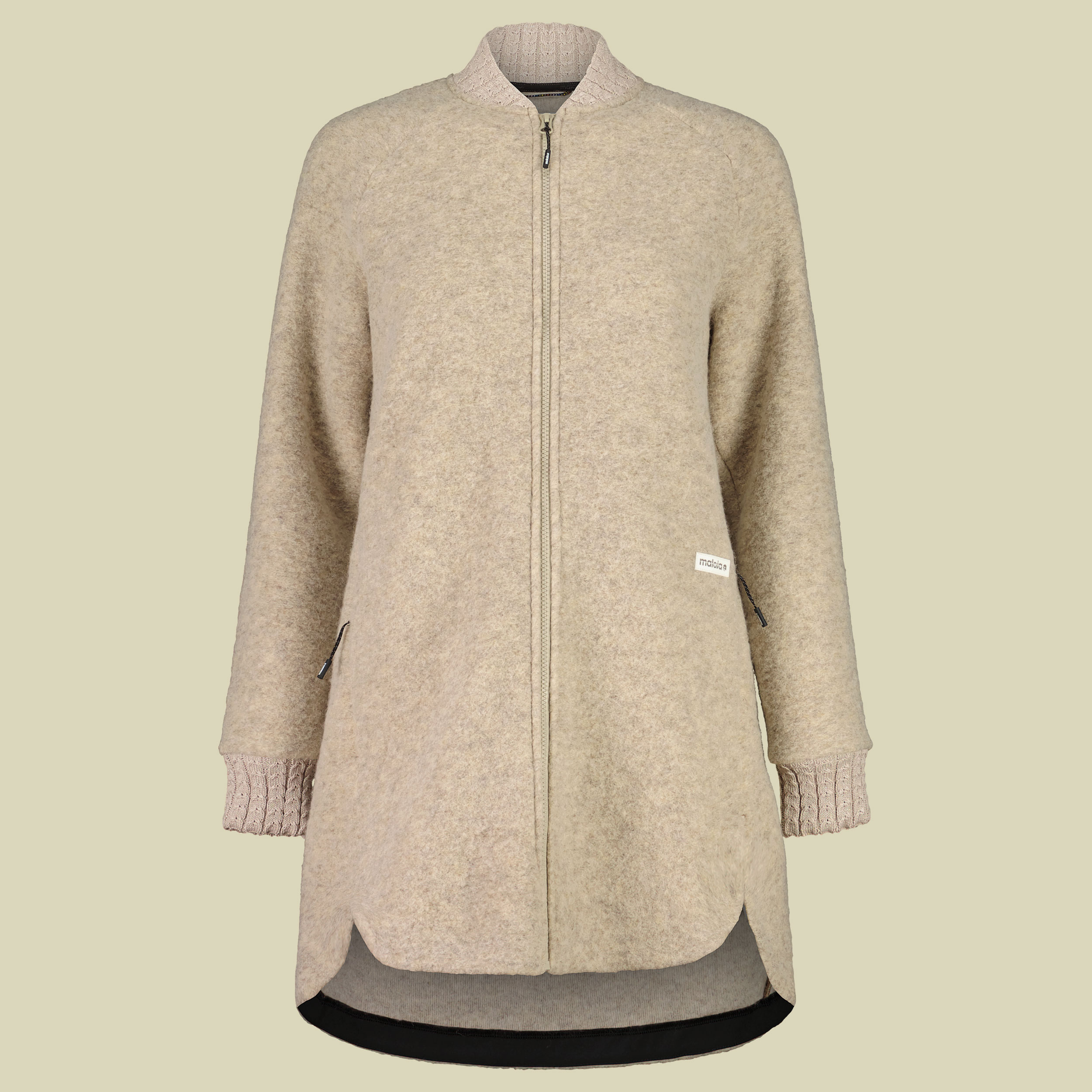 WildenM. Alp Wool Coat Women M braun - Farbe clay melange