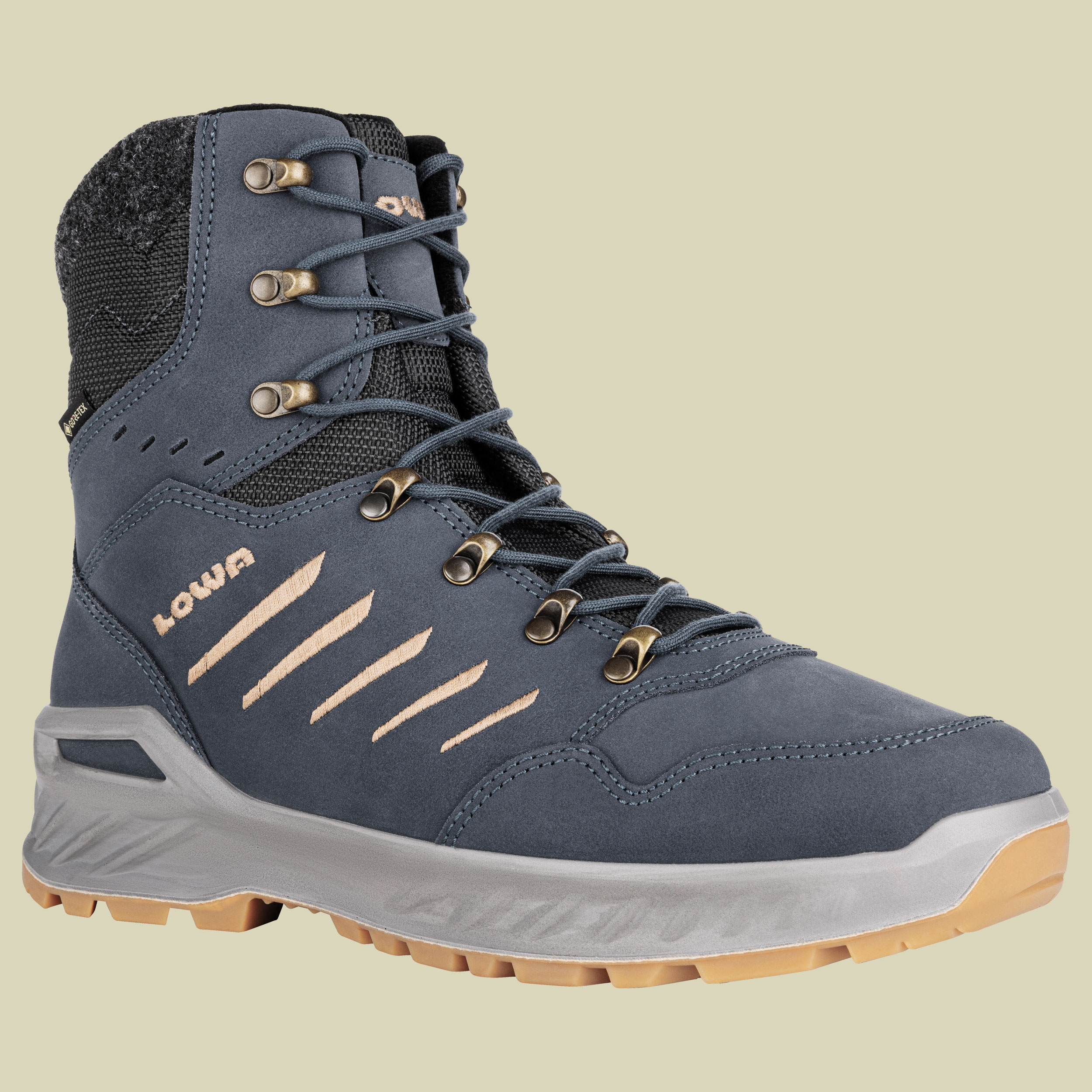 Nabucco GTX Men UK 10,5 blau - stahlblau/beige