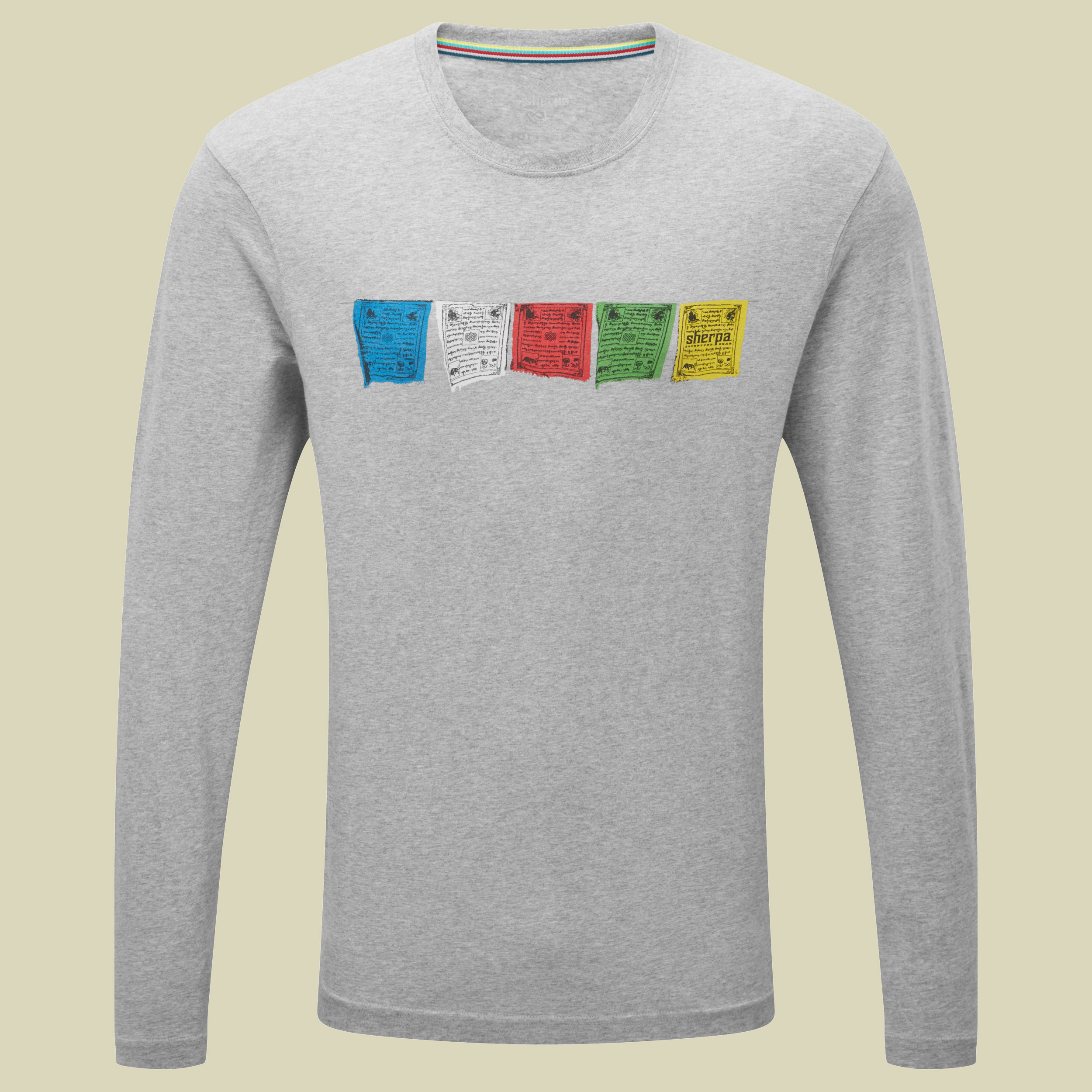 Tarcho Long Sleeve Tee Men Größe M  Farbe heather grey