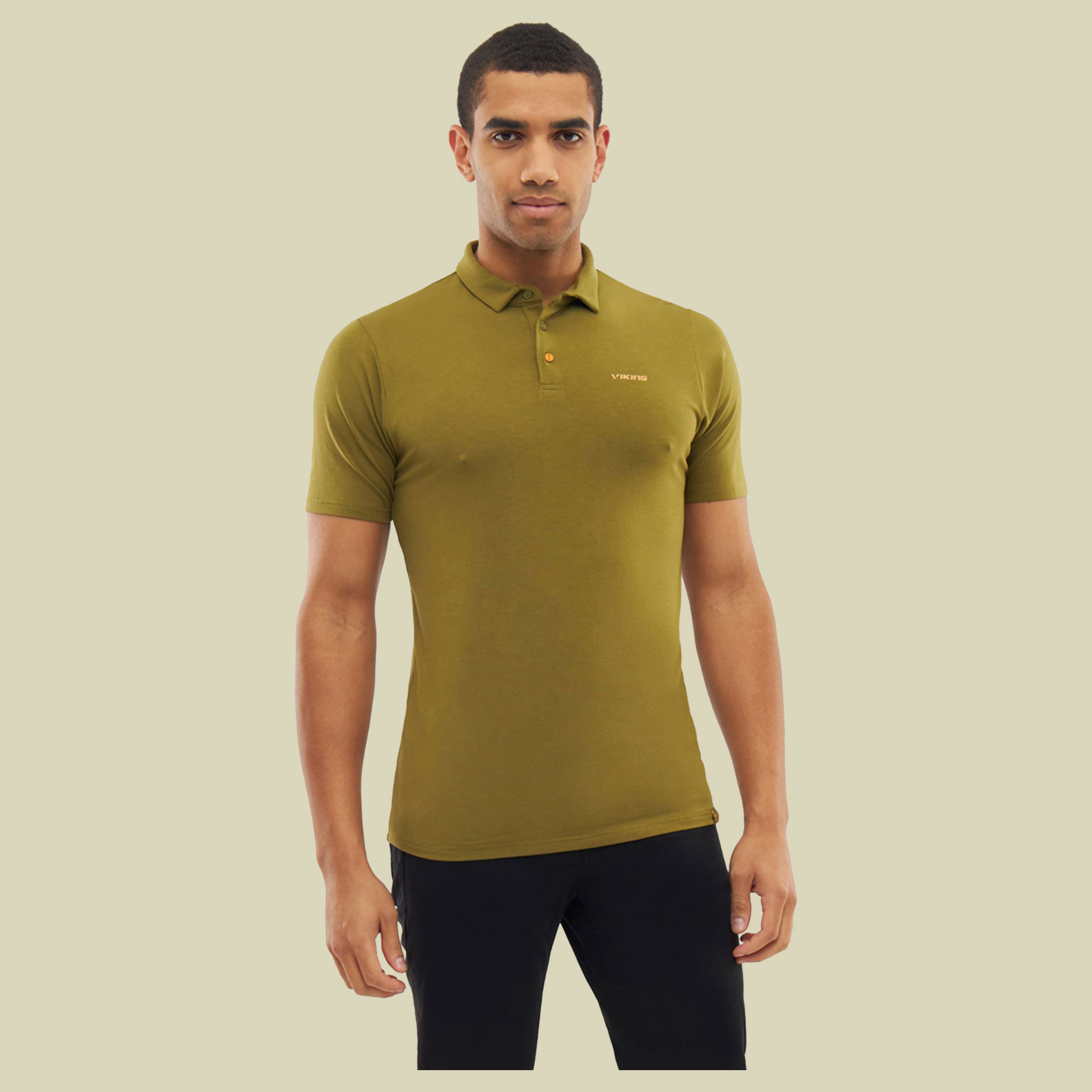 Winslow Polo Shirt Men L braun - Farbe olive