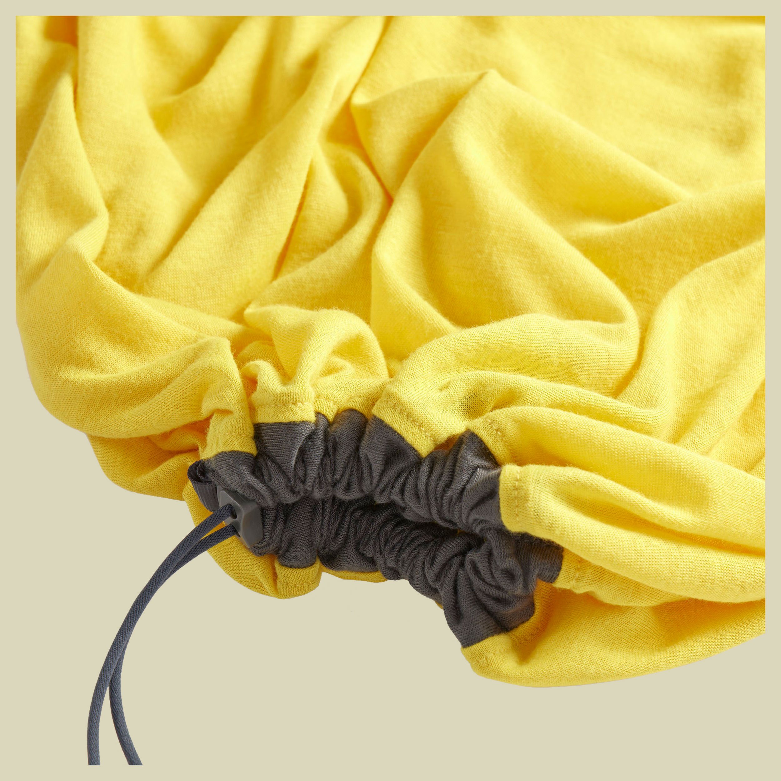 Reactor Sleeping Bag Liner - Mummy w/ Drawcord Compact gelb - sulfur yellow