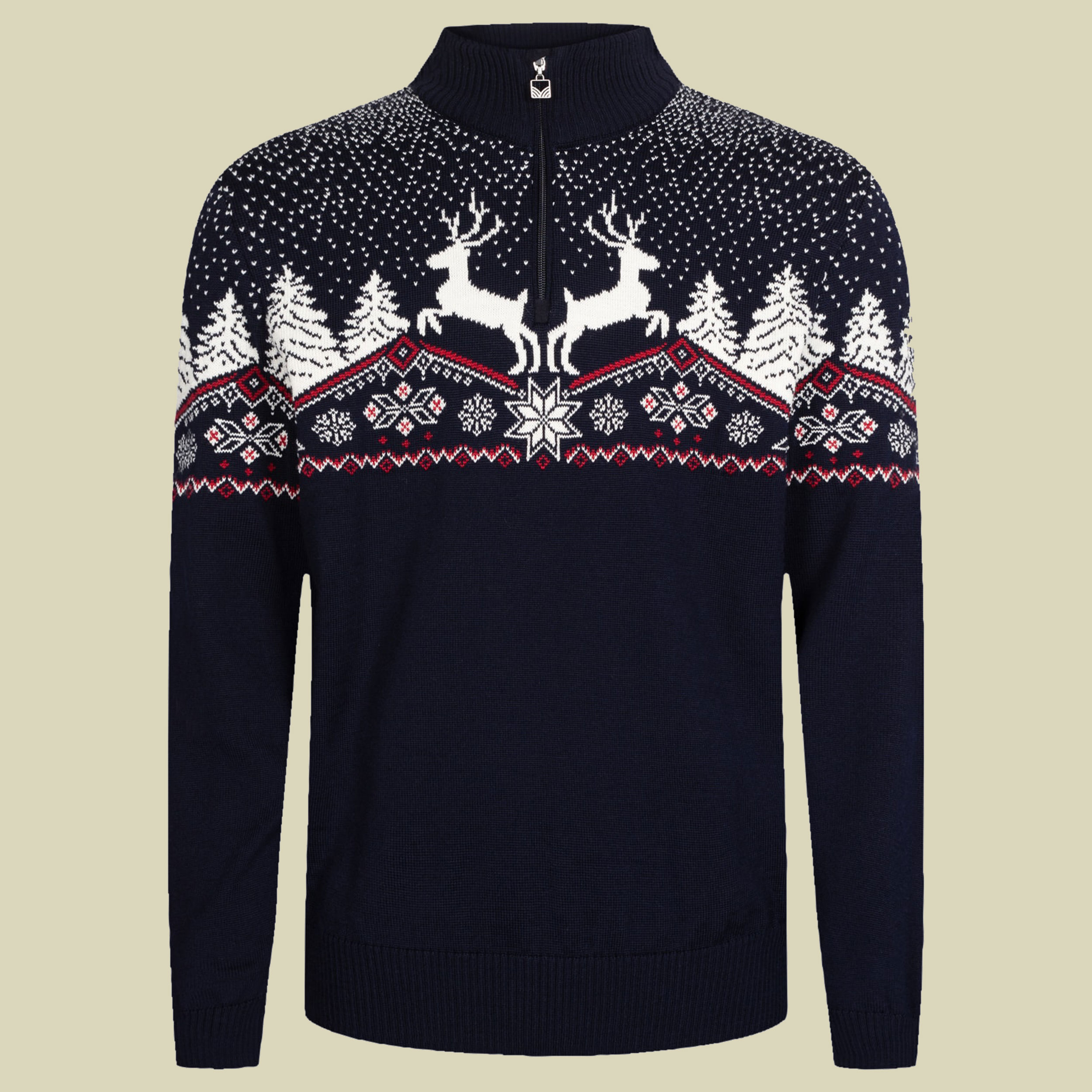 Dale Christmas Sweater Men mehrfarbig 1 Größe L  Farbe navy offwhite redrose