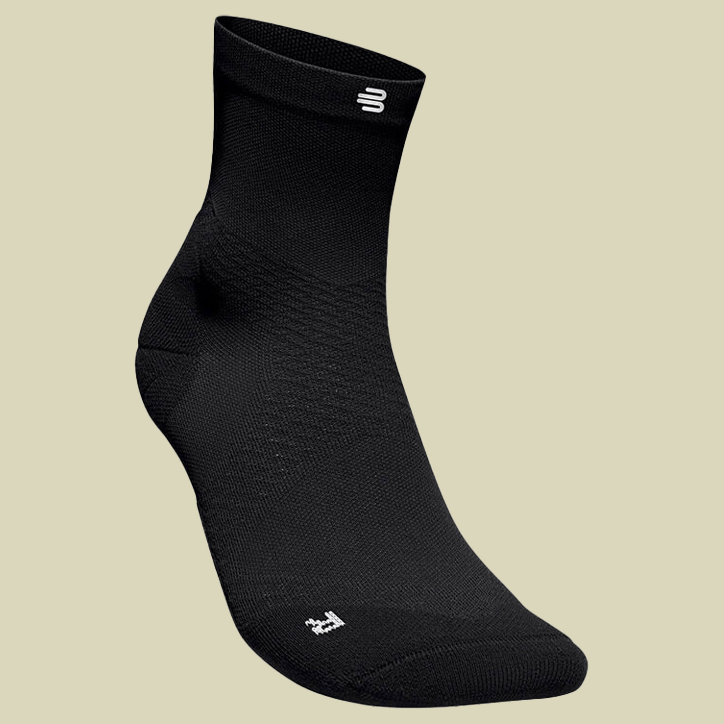 Run Ultralight Mid Cut Socks Women 38-40 schwarz - black