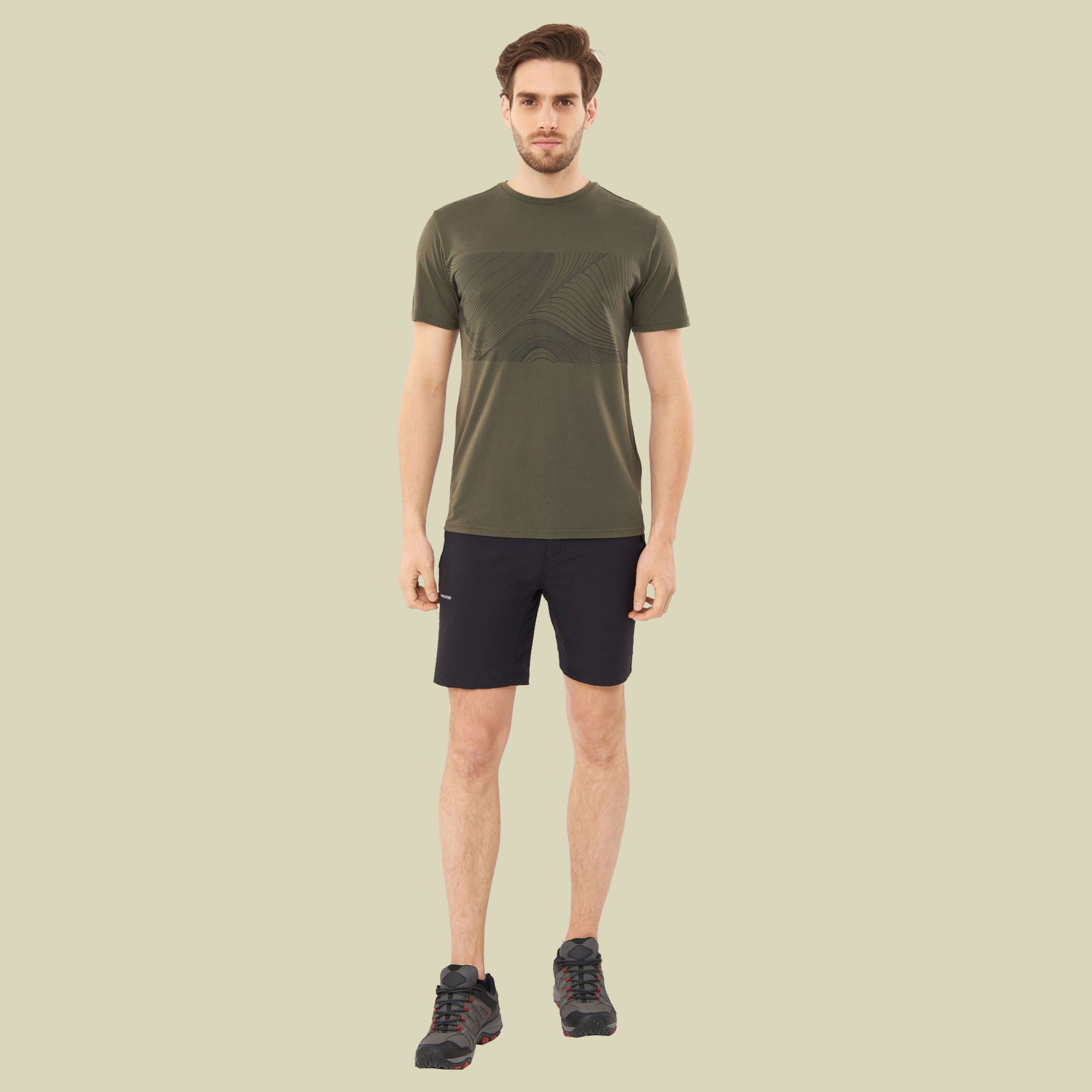 T-Shirt Morain Man M grün - Farbe olive