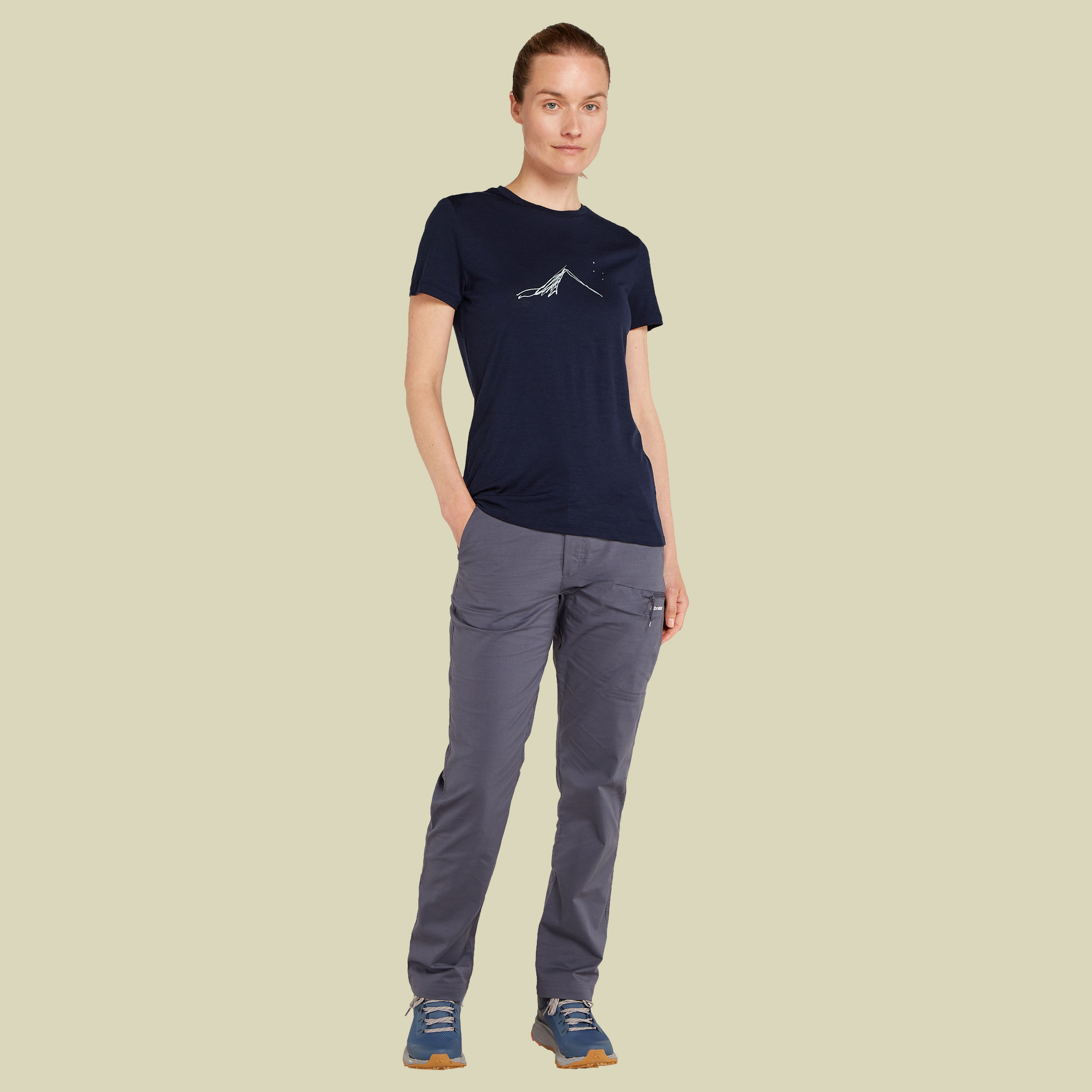 Merino 150 Tech Lite SS Tee Southern Constellation Women S blau - midnight navy