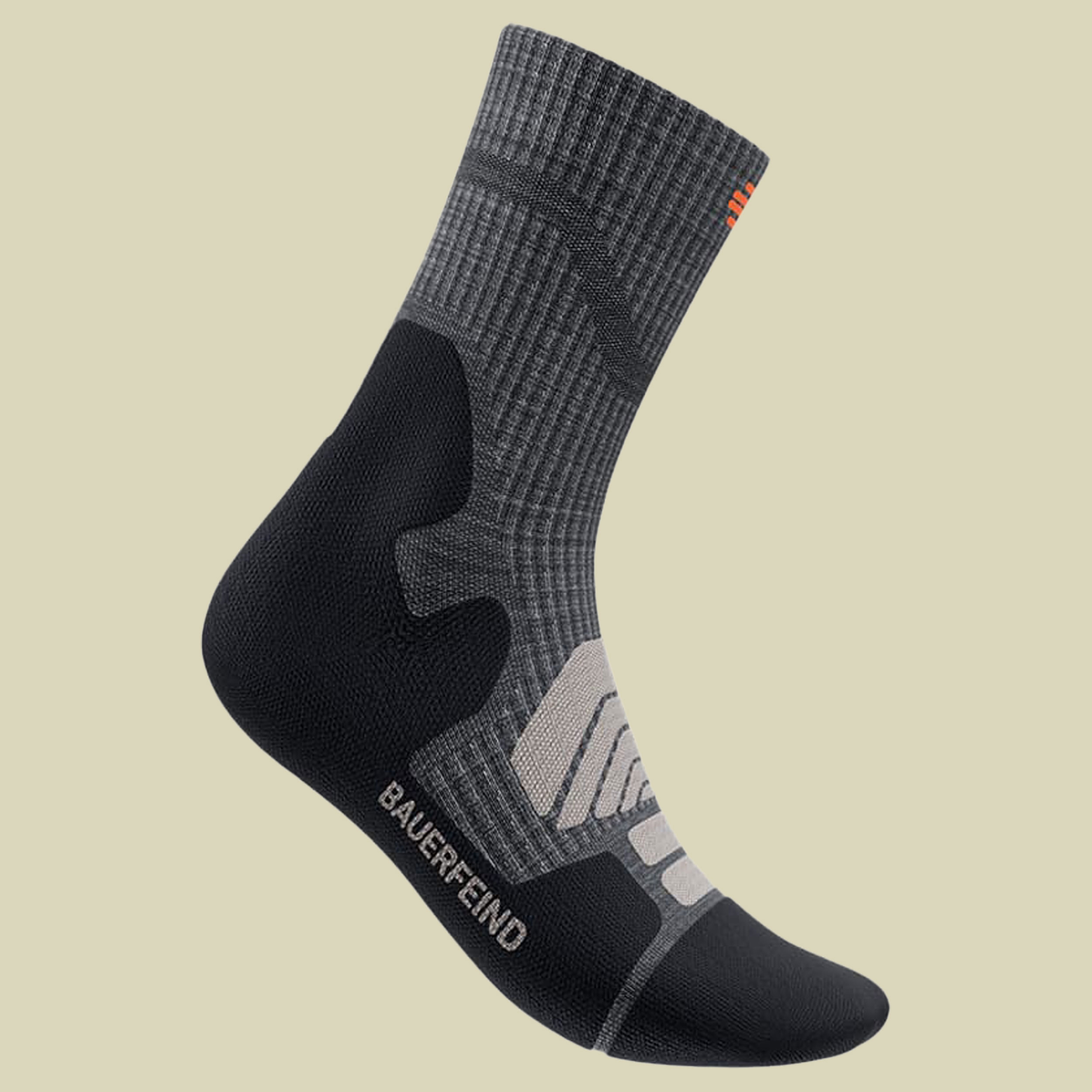 Outdoor Merino Mid Cut Socks Men 38-41 grau - lava grey