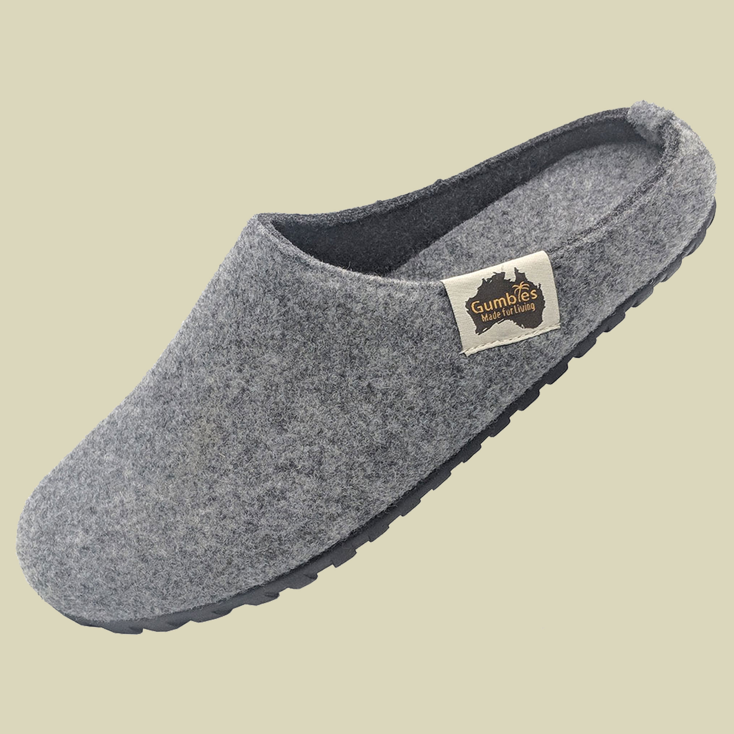 Outback Slipper Men/Women Größe 39 Farbe grey/charcoal