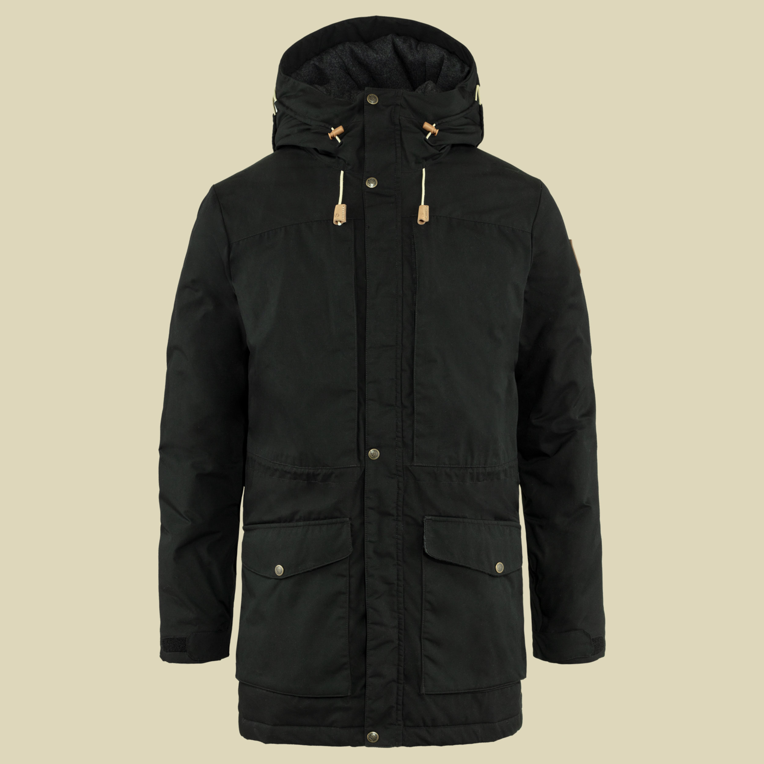 Singi Wool Padded Parka Men Größe M  Farbe black