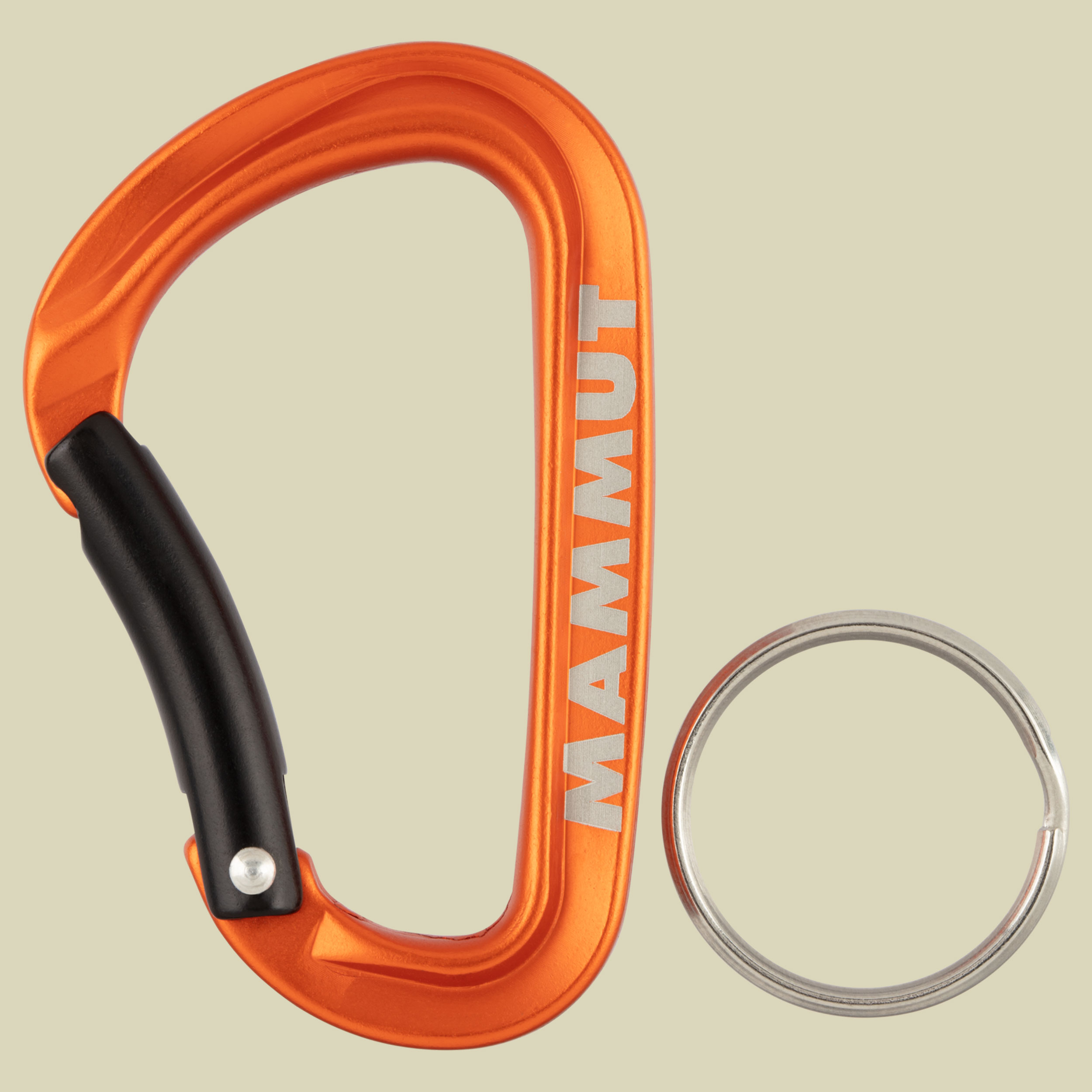 Mammut Mini Carabiner Workhorse Keylock Größe L orange