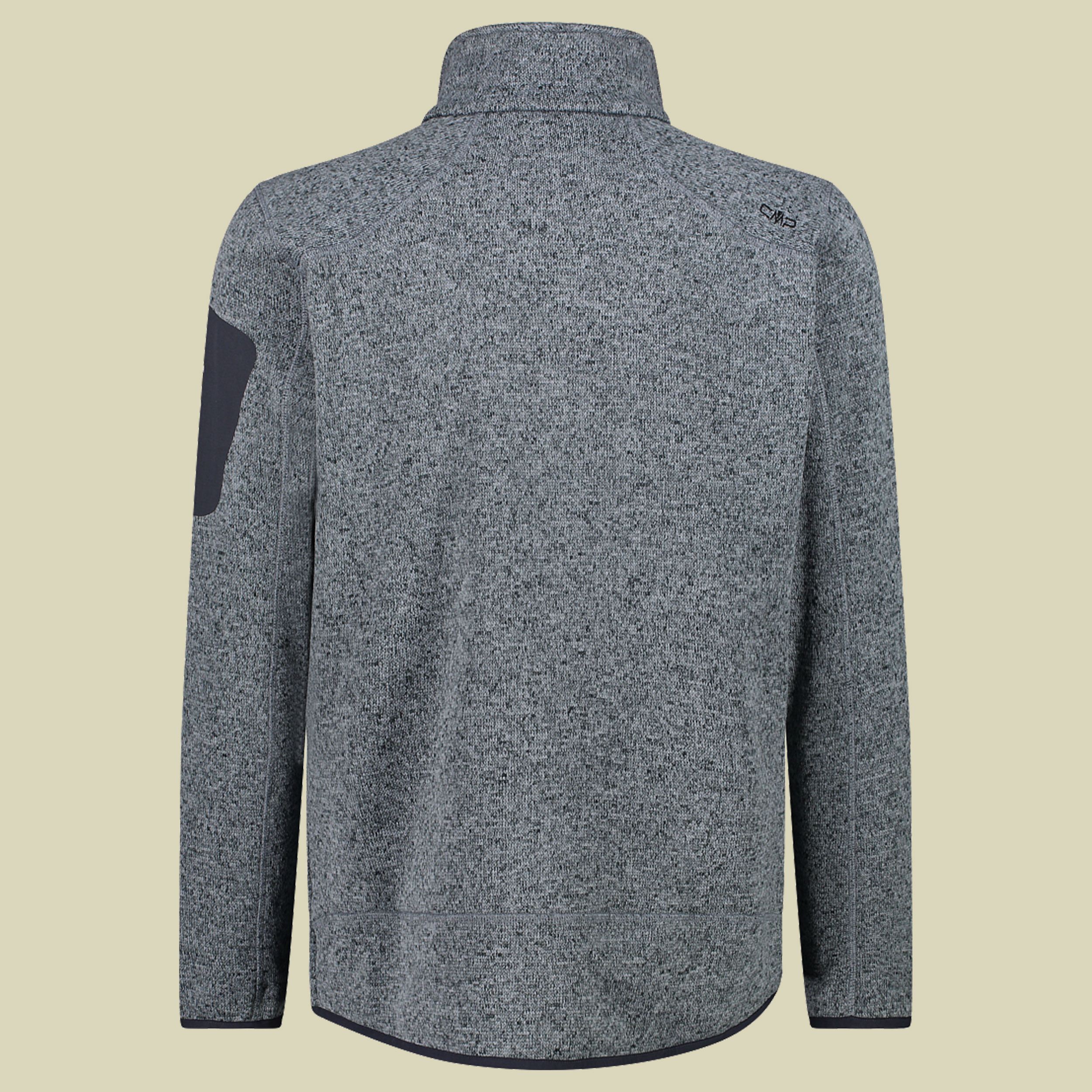 Man Knitted Fleece Jacket CMP 3H60747N grau 50 - Farbe alluminio titanio