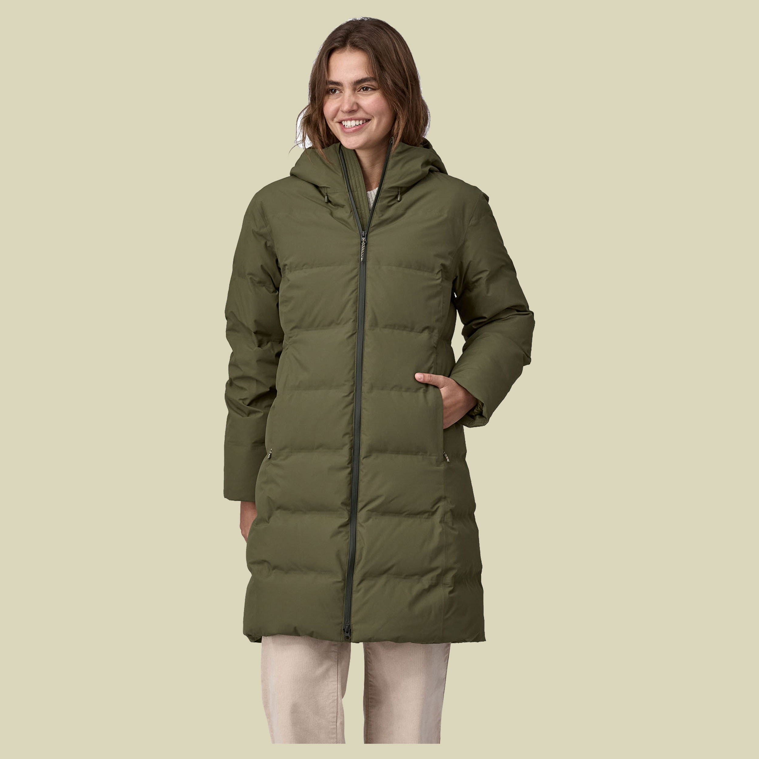 Jackson Glacier Parka Women L grün - basin green