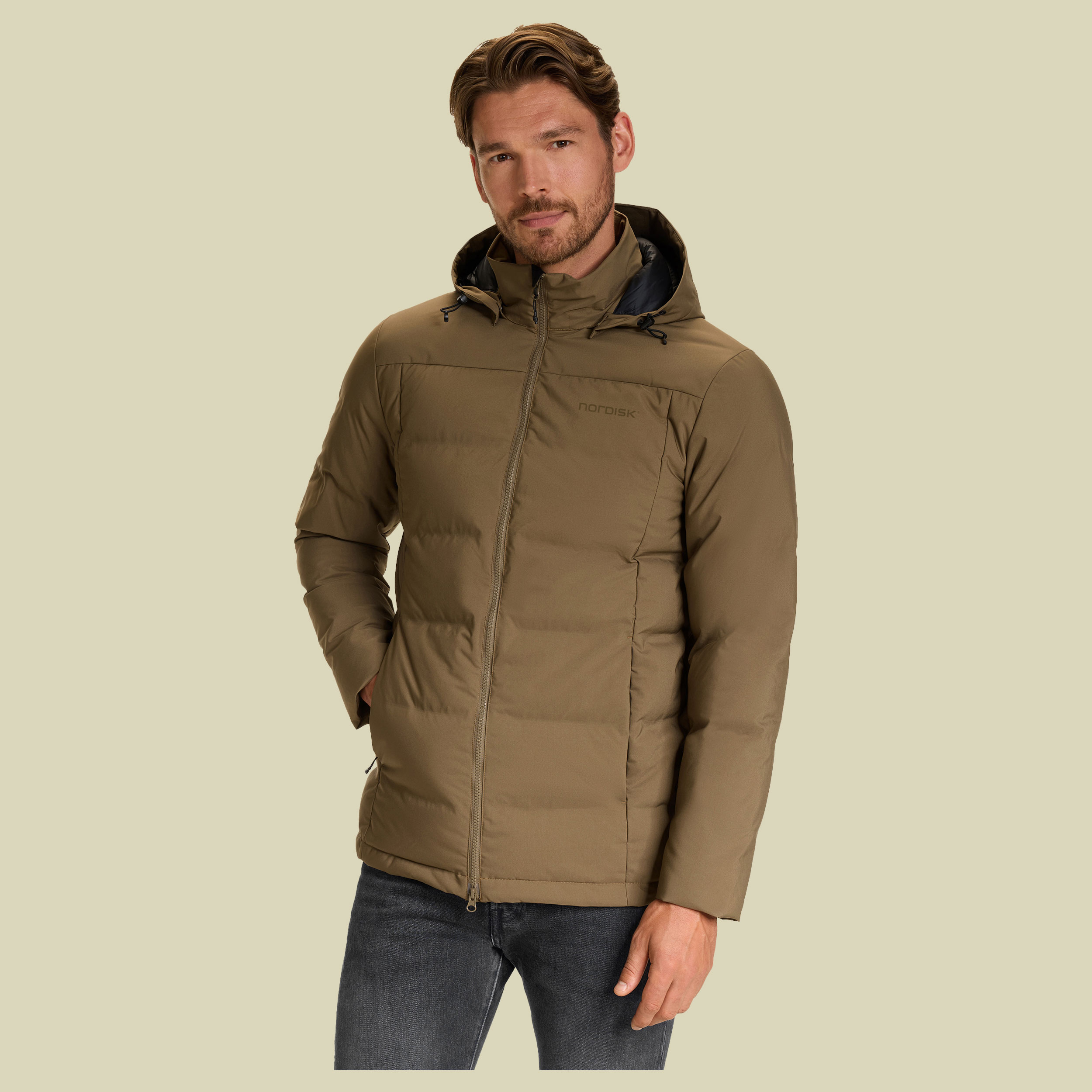 Akkarvik Bonded Down Jacket Men braun XXL capers