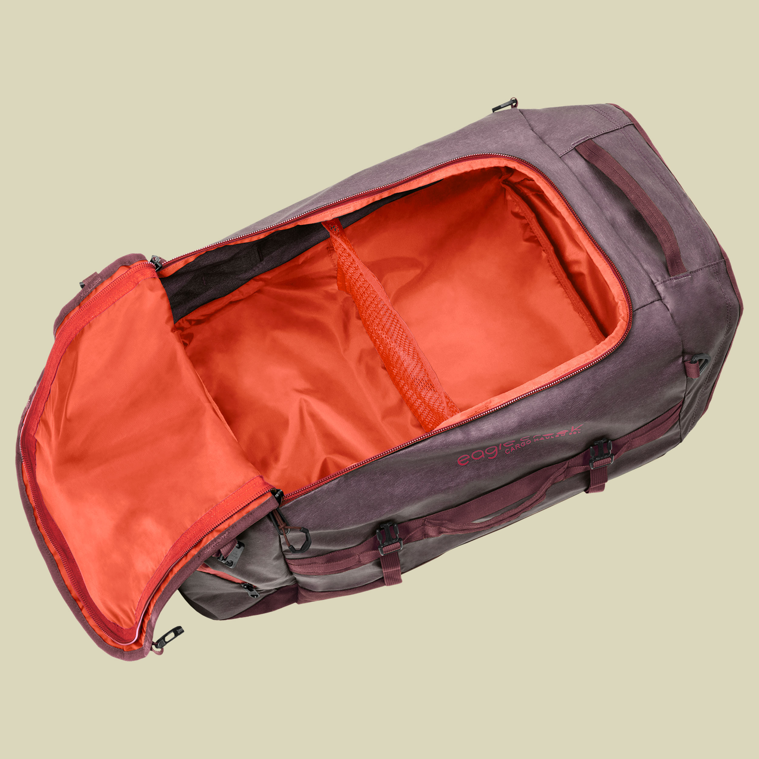 Cargo Hauler Duffel 90L rot 90 - Farbe currant