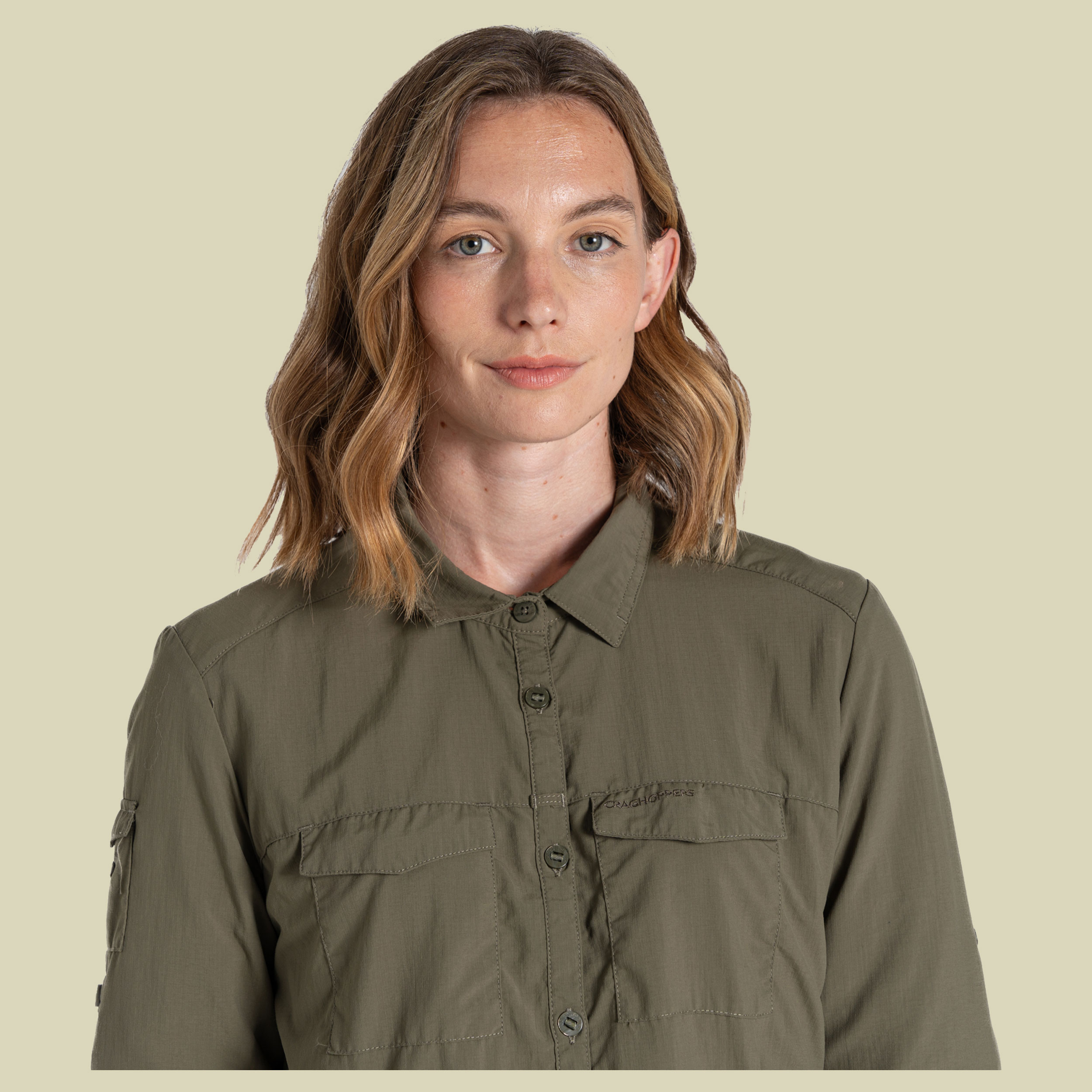 NosiLife Adventure Long Sleeved Shirt III Women 40 grün -wild olive (UK 14)